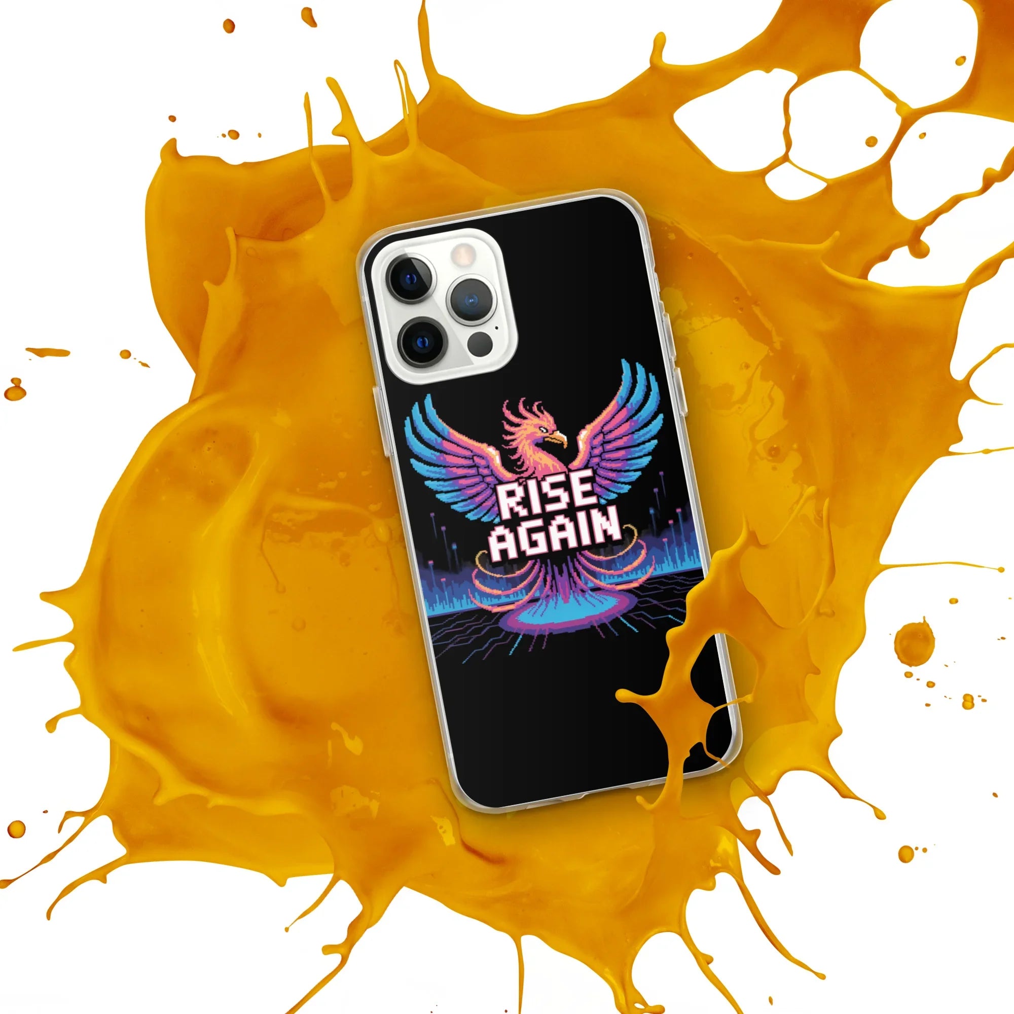 Rise Again Phoenix Pixel Gaming Phone Case - RaZits