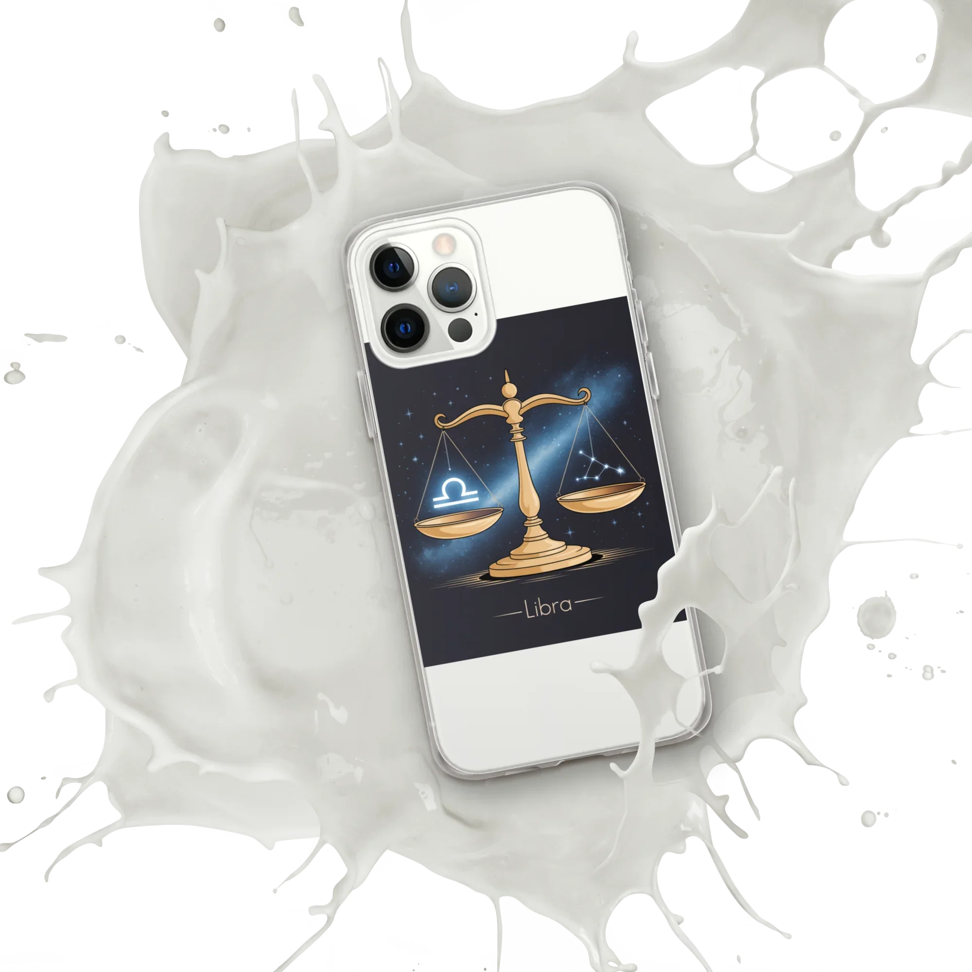 Libra iPhone Case – Galaxy Balance Scales Design - RaZits