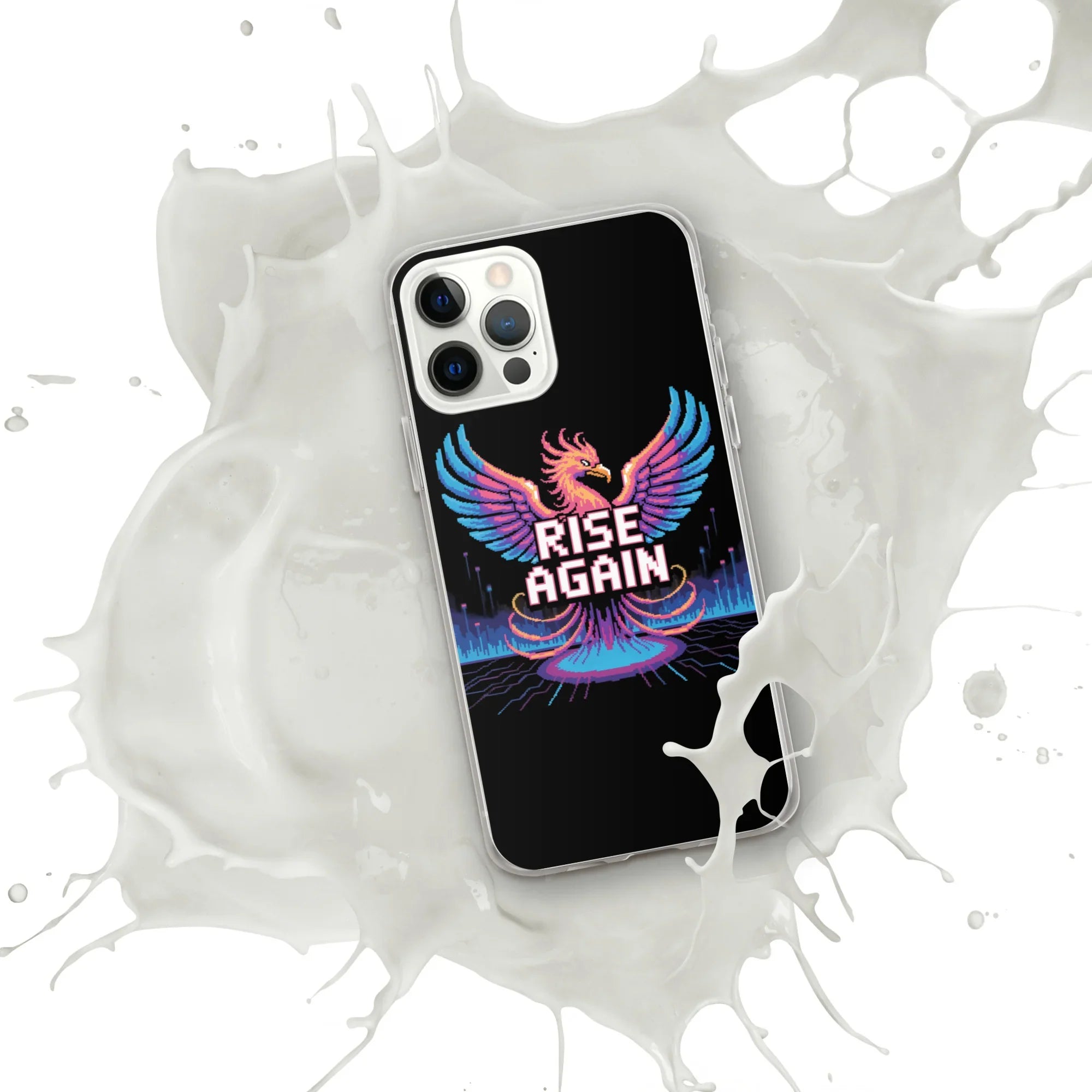 Rise Again Phoenix Pixel Gaming Phone Case - RaZits