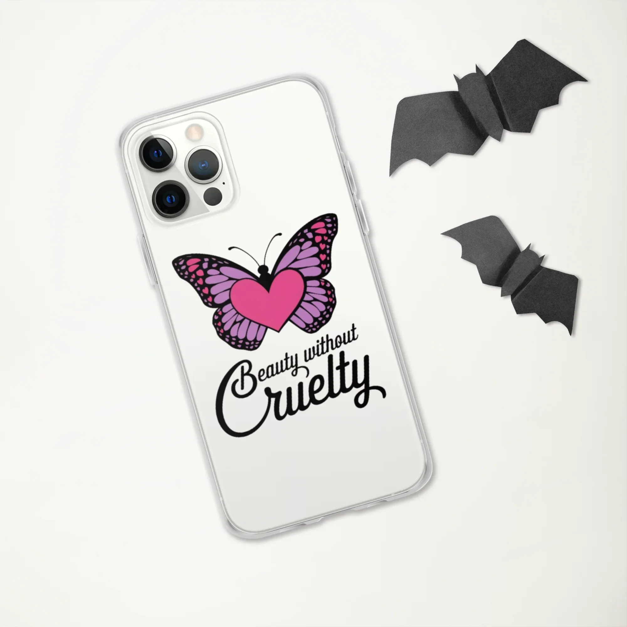 Beauty Without Cruelty Sticker – Pink & Purple Butterfly Decal - RaZits