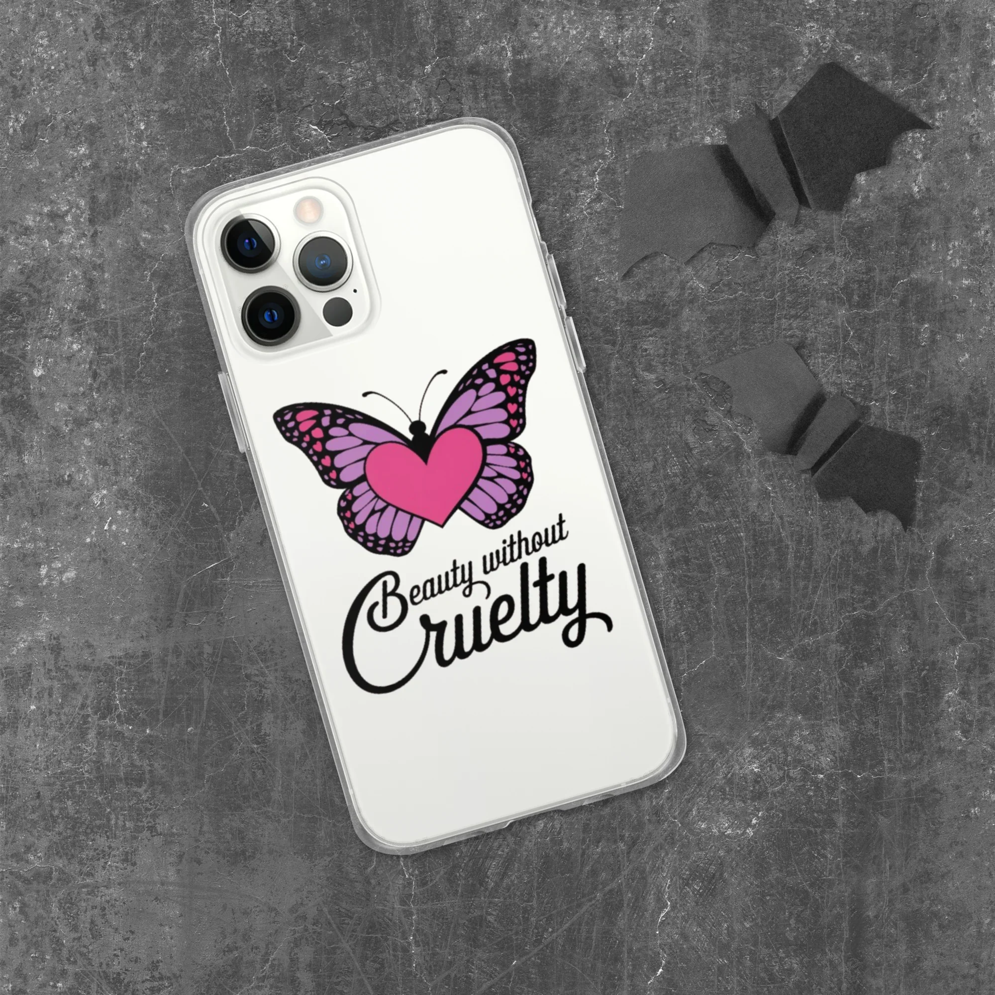Beauty Without Cruelty Sticker – Pink & Purple Butterfly Decal - RaZits