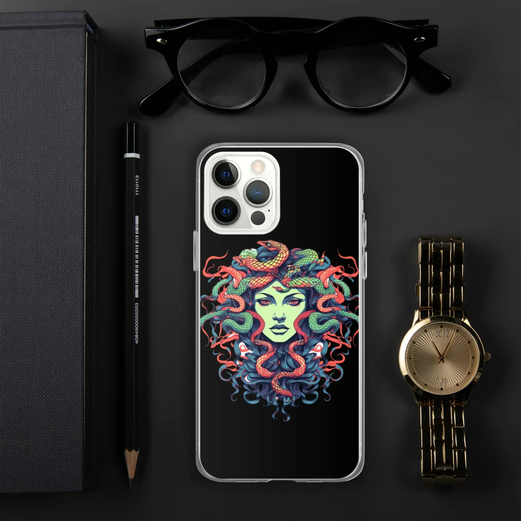 Medusa iPhone Case – Colorful Mythical Art Phone Cover - RaZits