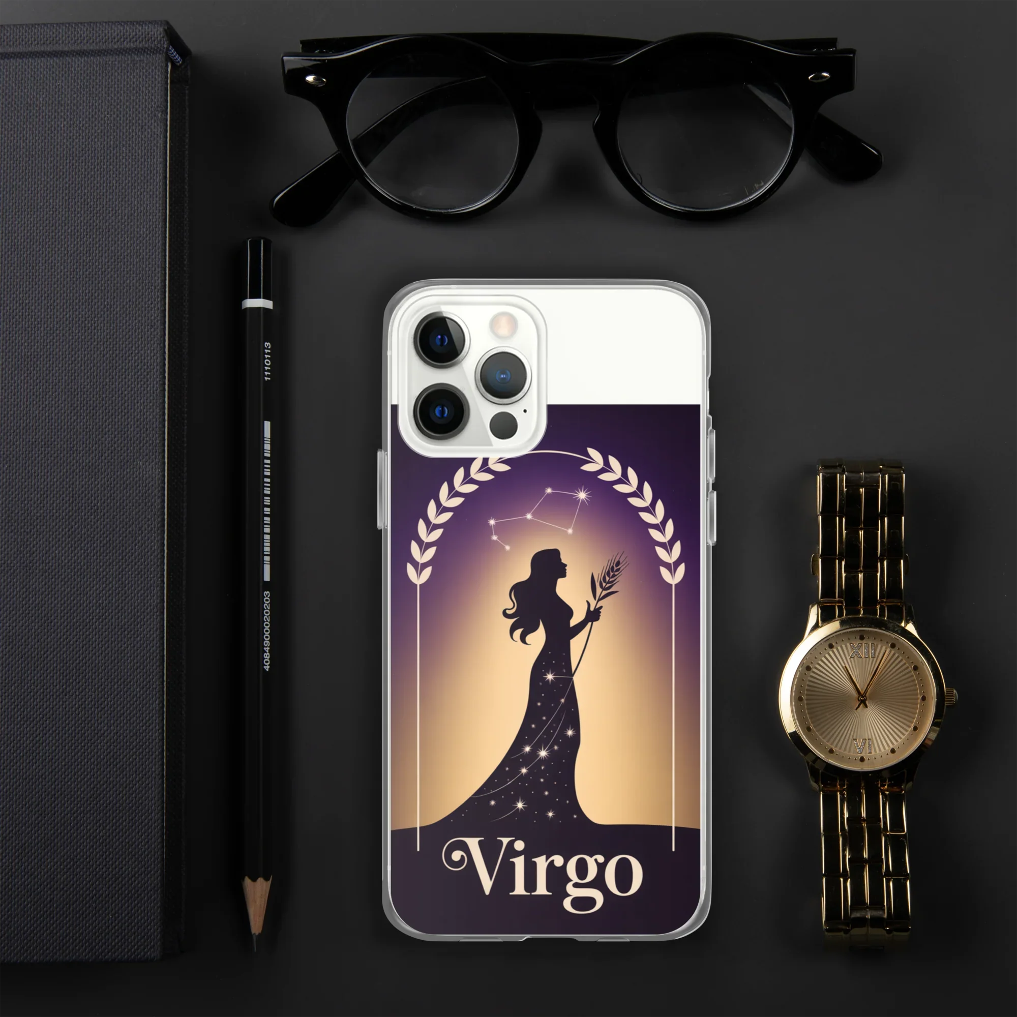 Virgo iPhone Case – Celestial Goddess Silhouette - RaZits
