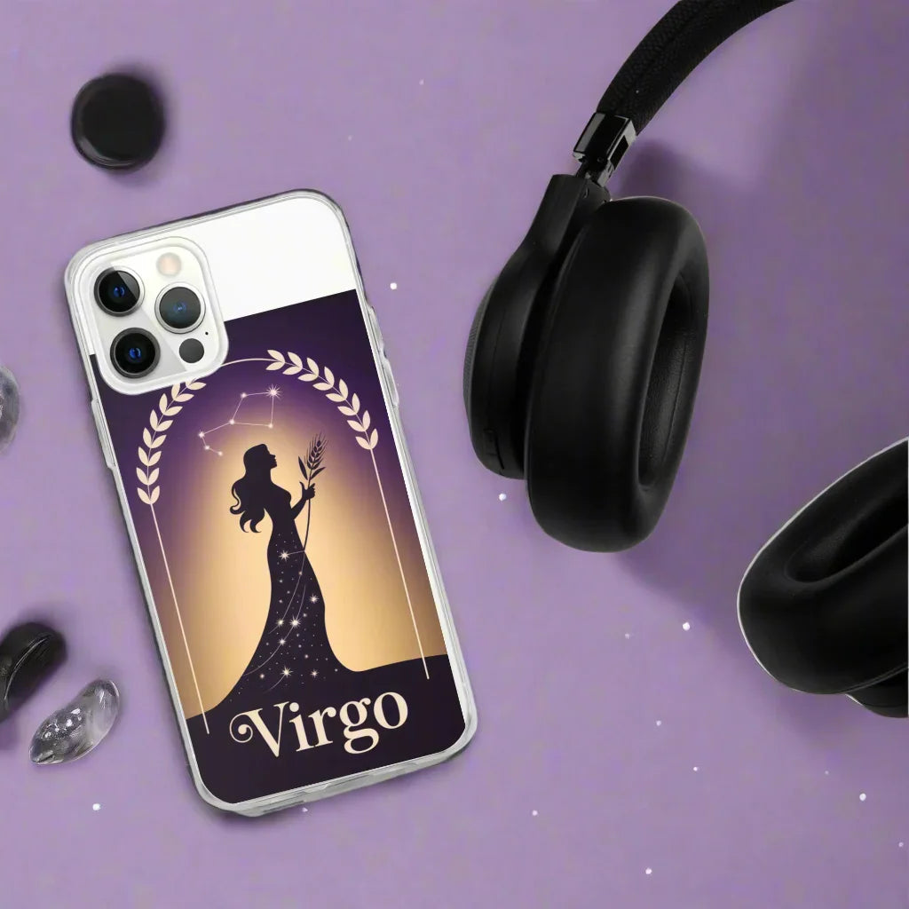 Virgo iPhone Case – Celestial Goddess Silhouette - RaZits