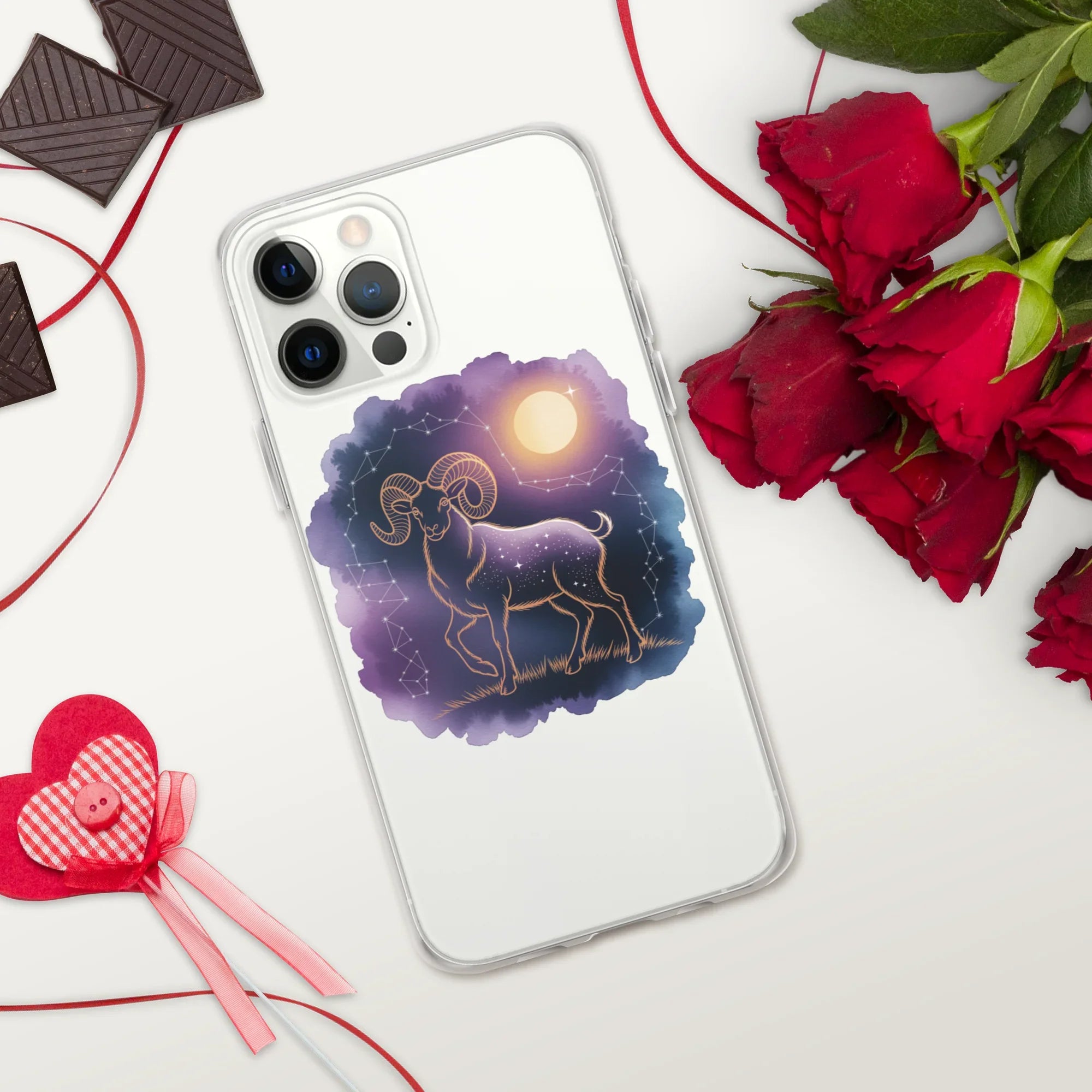 Aries Zodiac Phone Case – Celestial Ram Constellation Design | Astrology Star Sign & Cosmic Aesthetic - RaZits