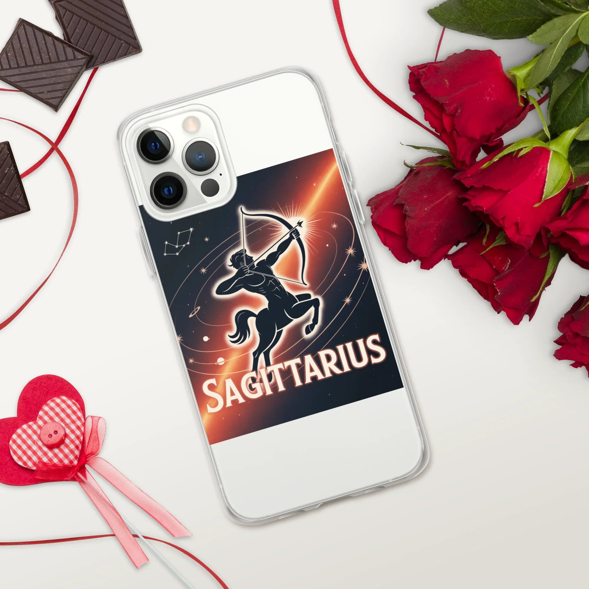Sagittarius iPhone Case – Cosmic Archer Galaxy Shot - RaZits