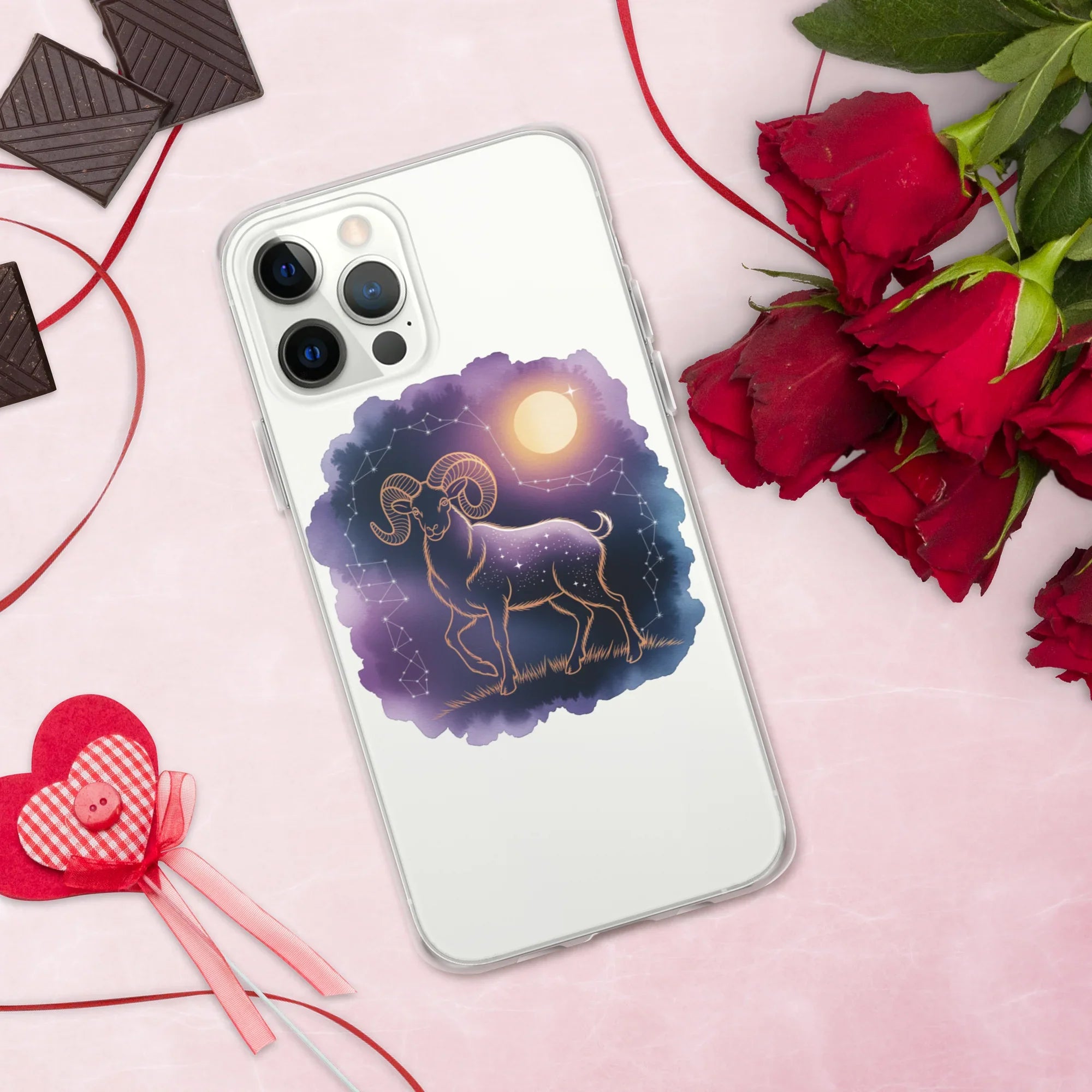 Aries Zodiac Phone Case – Celestial Ram Constellation Design | Astrology Star Sign & Cosmic Aesthetic - RaZits