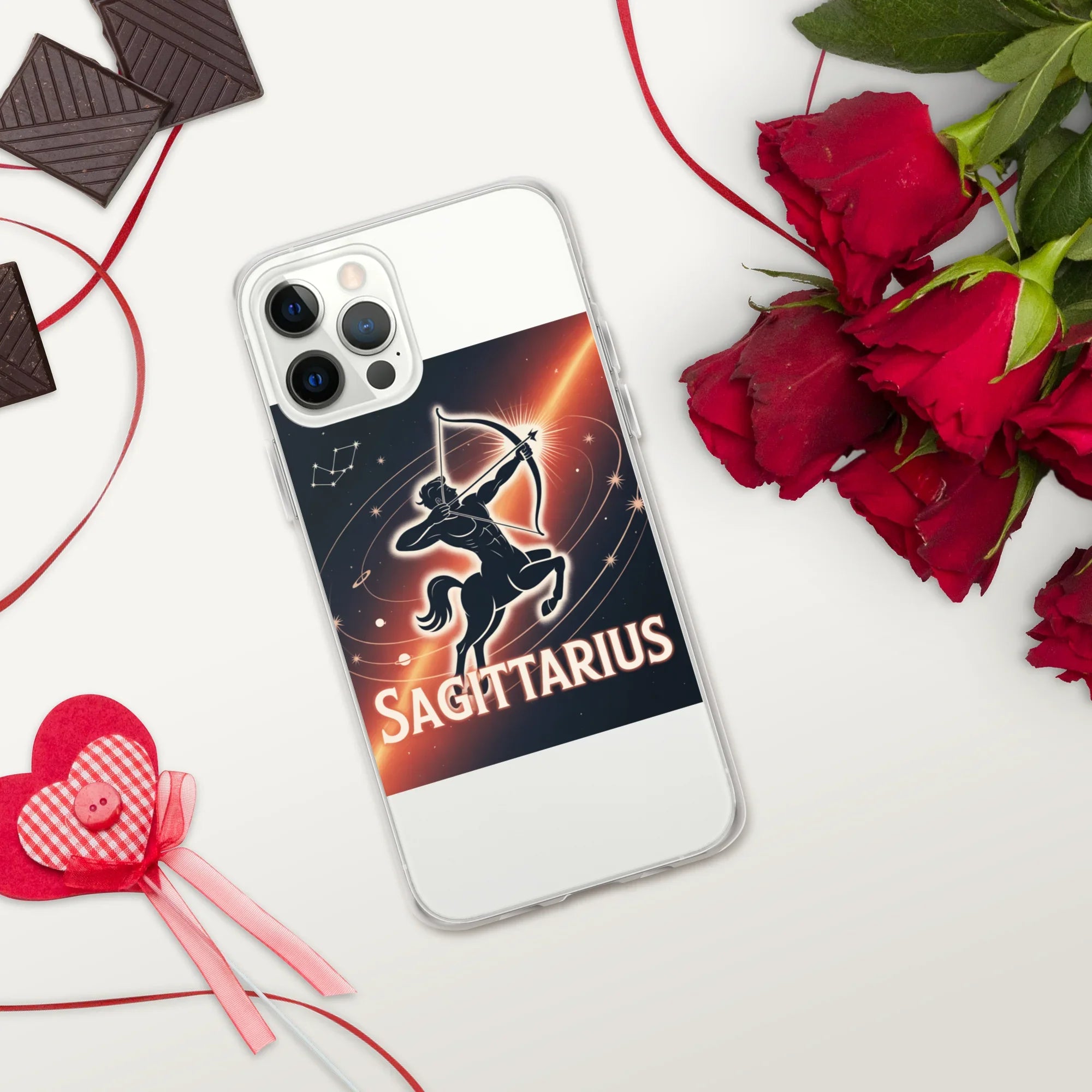 Sagittarius iPhone Case – Cosmic Archer Galaxy Shot - RaZits