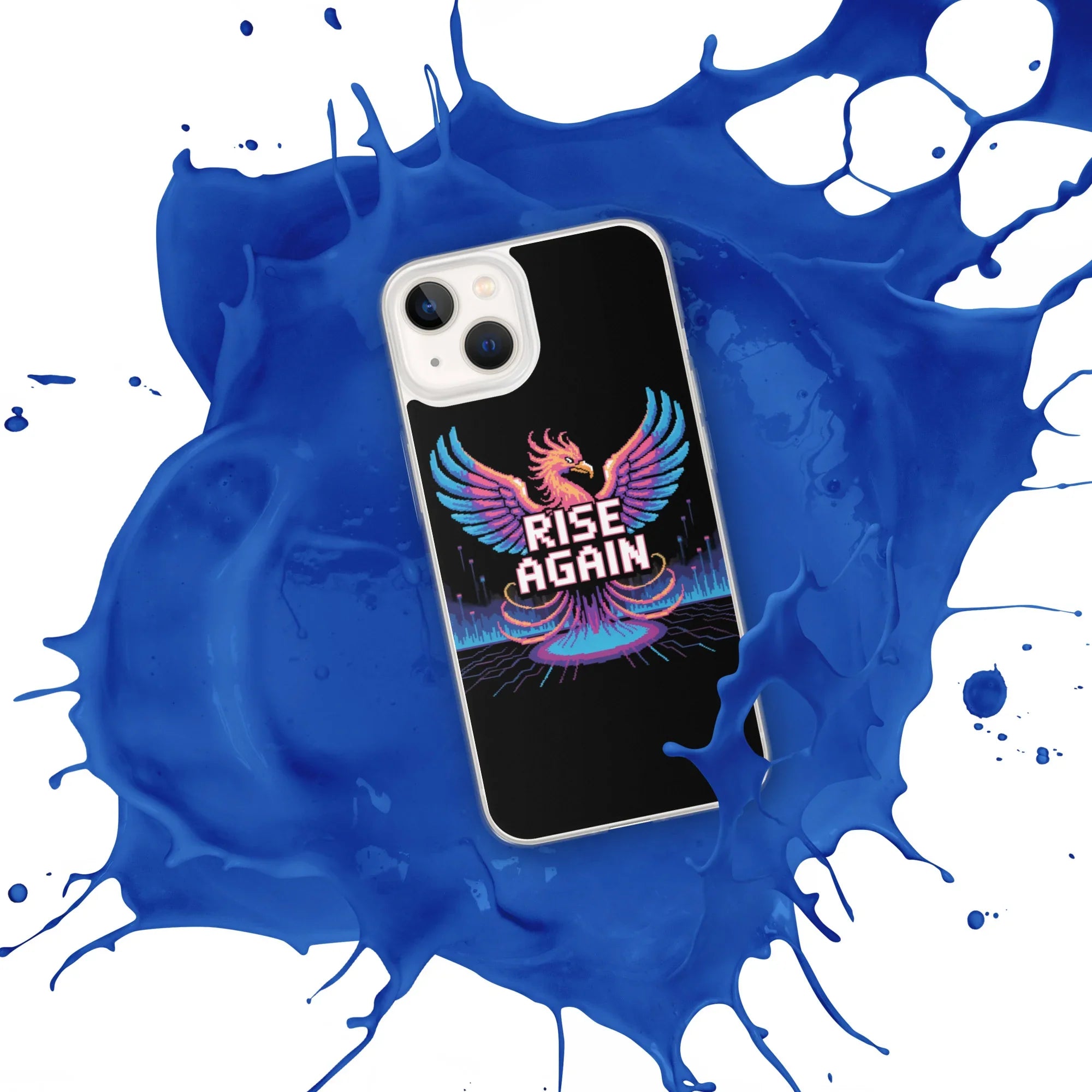 Rise Again Phoenix Pixel Gaming Phone Case - RaZits
