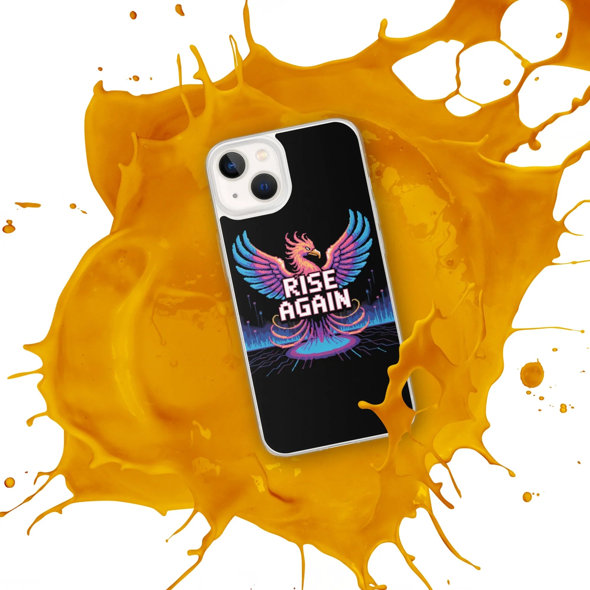 Rise Again Phoenix Pixel Gaming Phone Case - RaZits