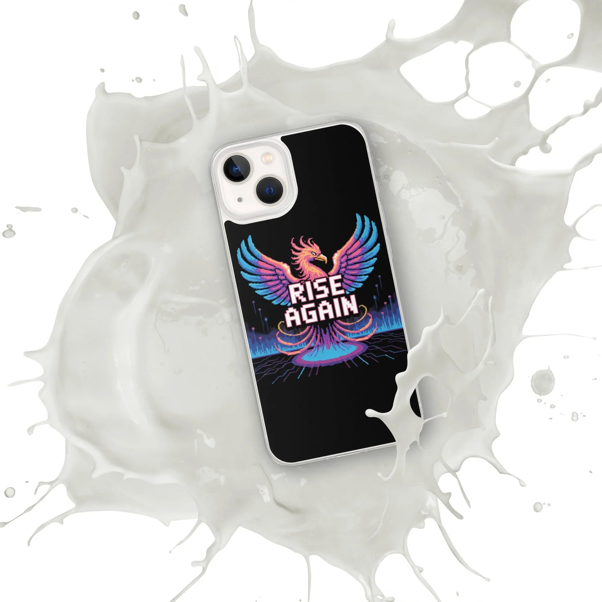 Rise Again Phoenix Pixel Gaming Phone Case - RaZits