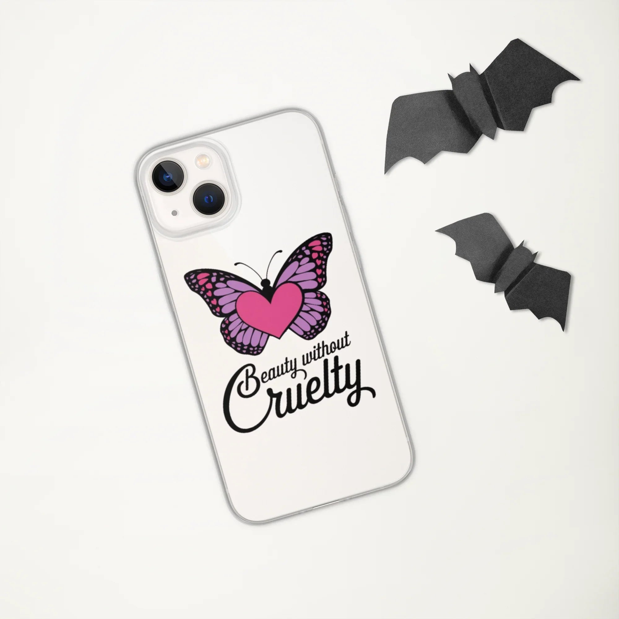 Beauty Without Cruelty Sticker – Pink & Purple Butterfly Decal - RaZits
