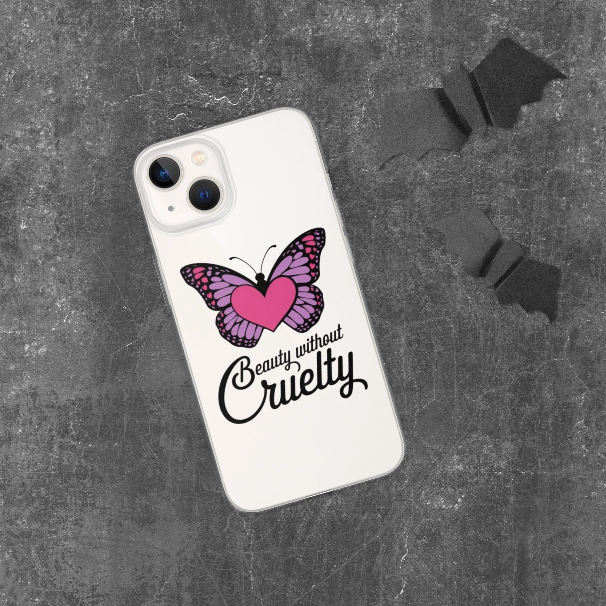 Beauty Without Cruelty Sticker – Pink & Purple Butterfly Decal - RaZits