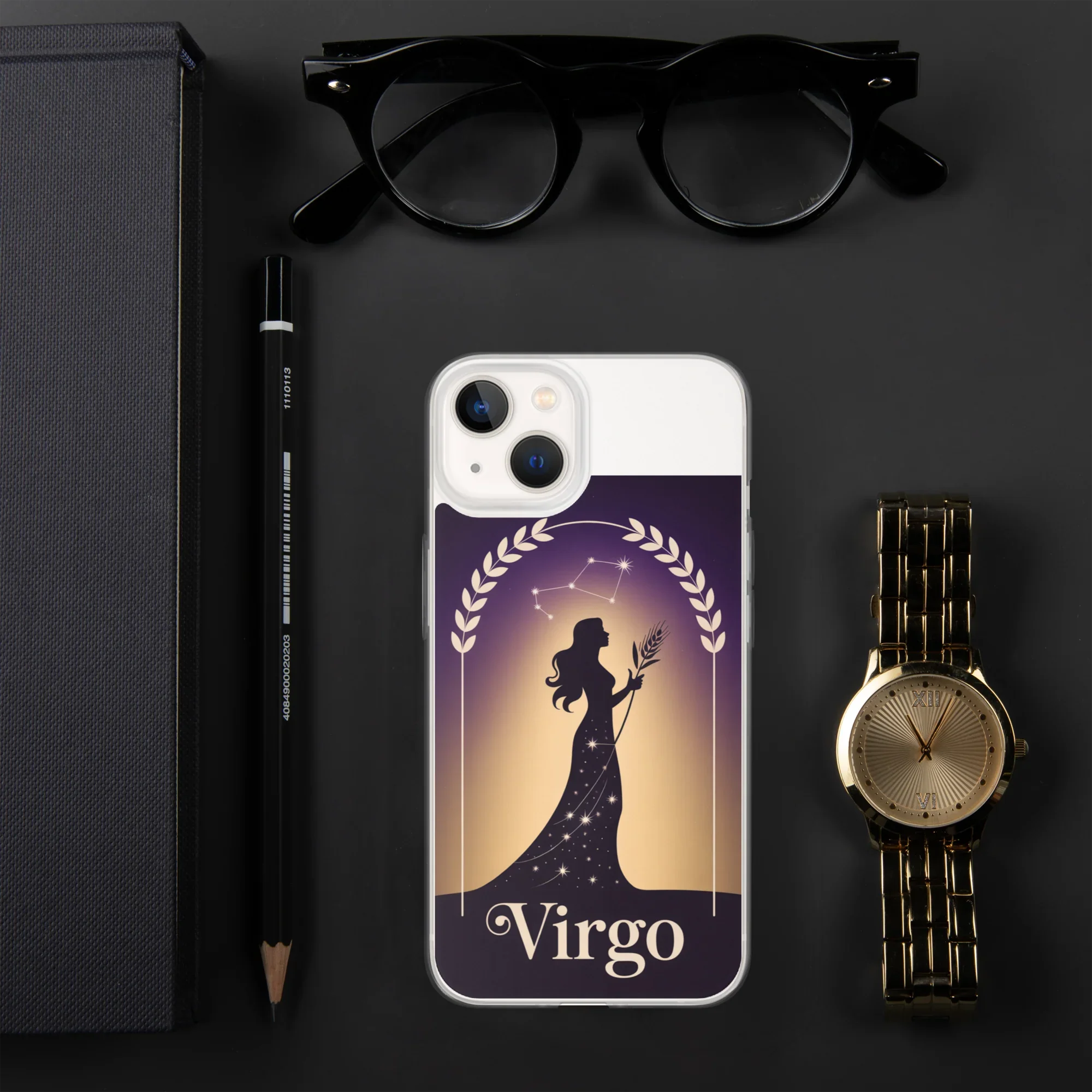 Virgo iPhone Case – Celestial Goddess Silhouette - RaZits