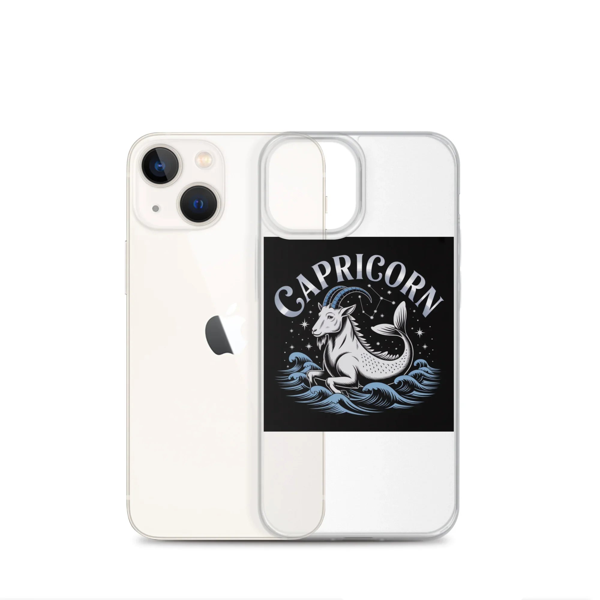Capricorn iPhone Case – Sea Goat on the Stars - RaZits