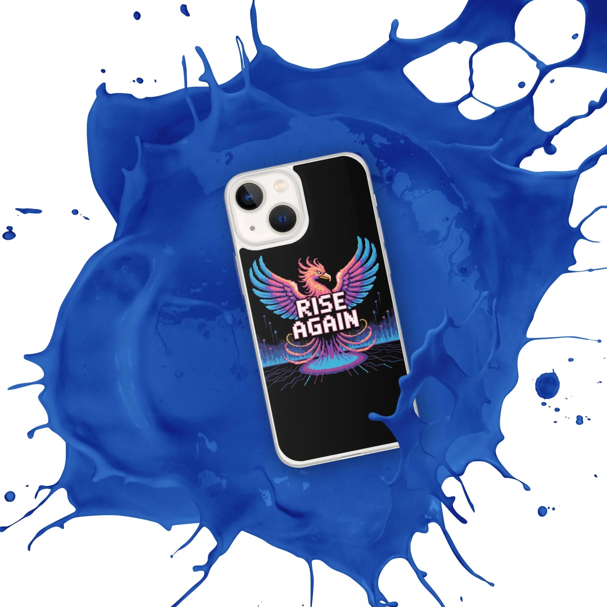 Rise Again Phoenix Pixel Gaming Phone Case - RaZits