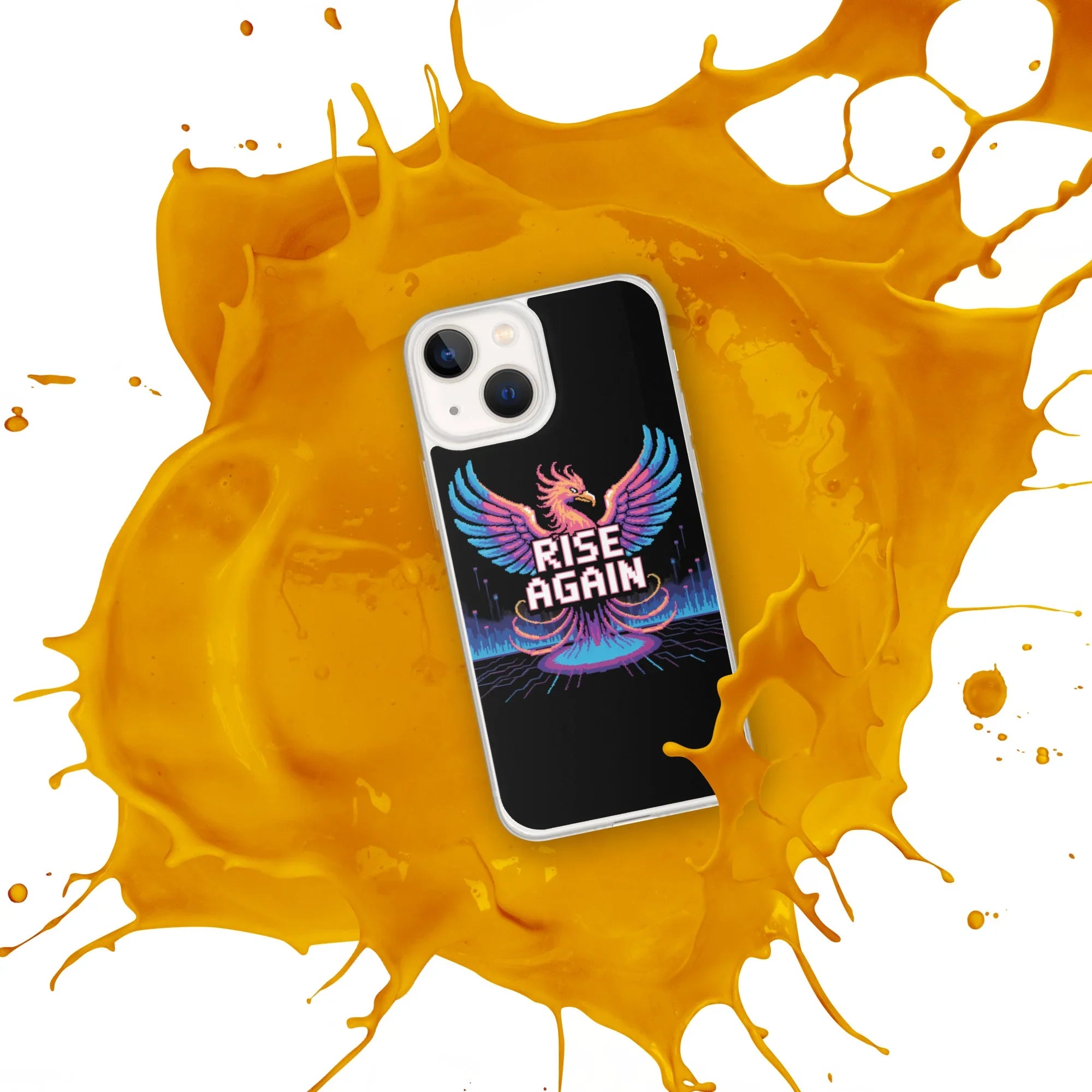 Rise Again Phoenix Pixel Gaming Phone Case - RaZits