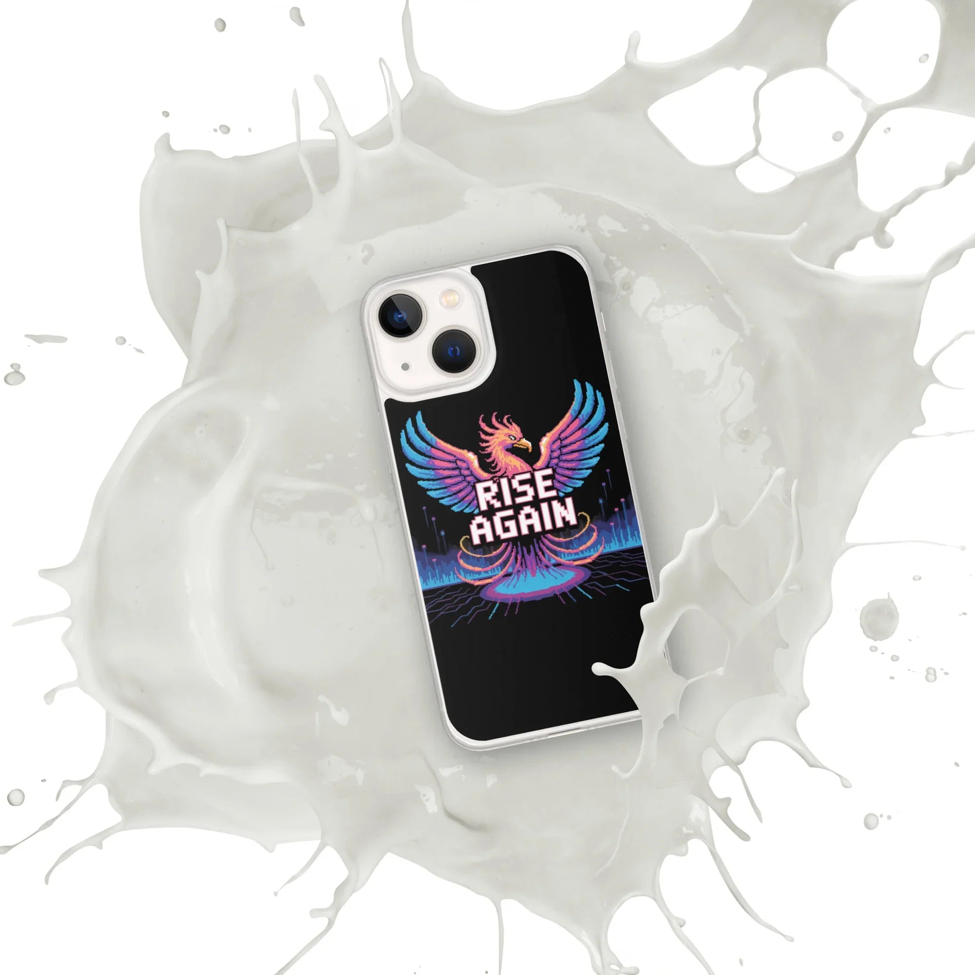 Rise Again Phoenix Pixel Gaming Phone Case - RaZits