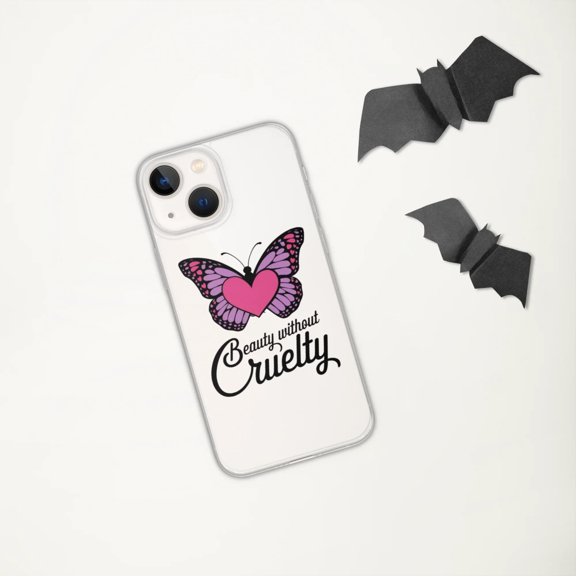 Beauty Without Cruelty Sticker – Pink & Purple Butterfly Decal - RaZits