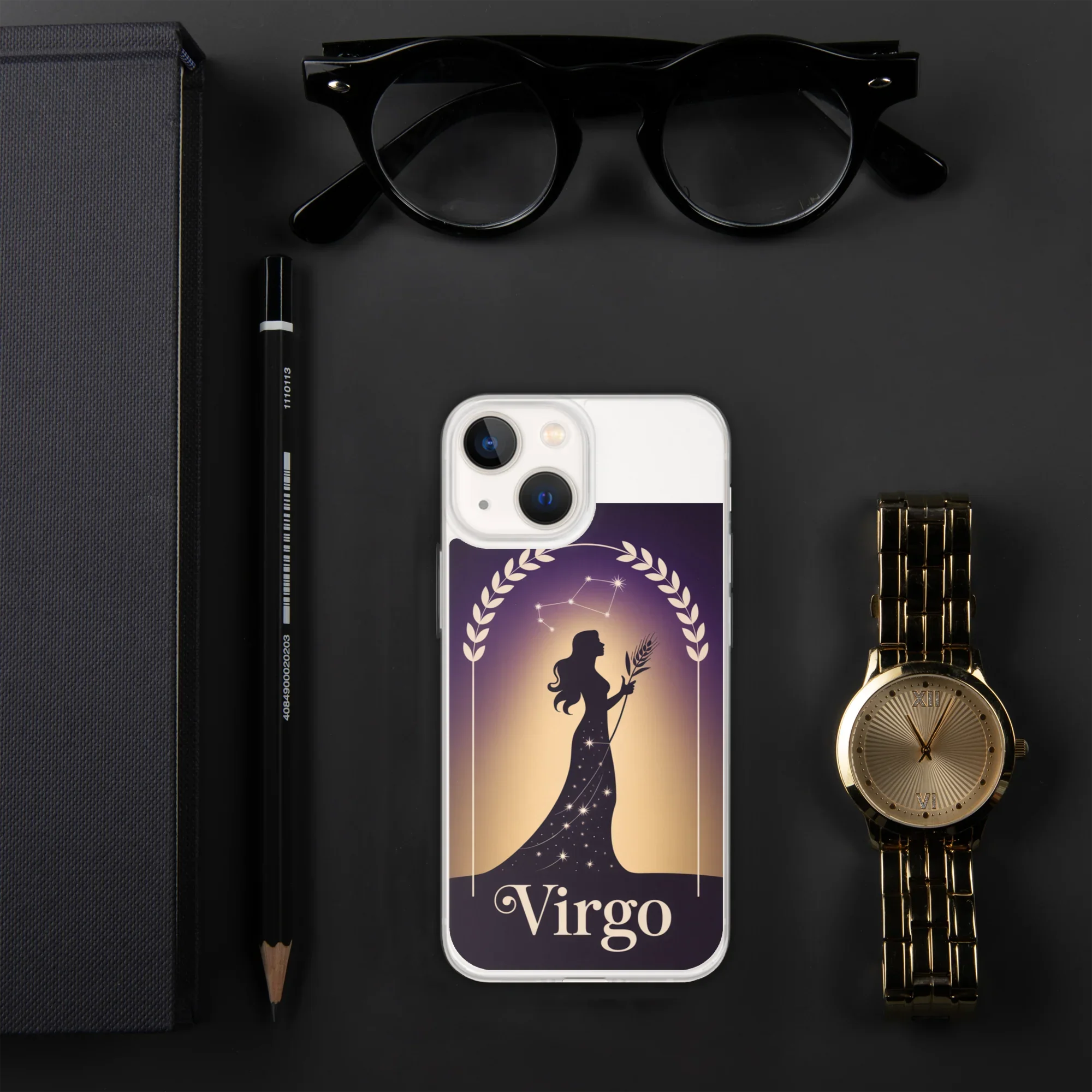 Virgo iPhone Case – Celestial Goddess Silhouette - RaZits