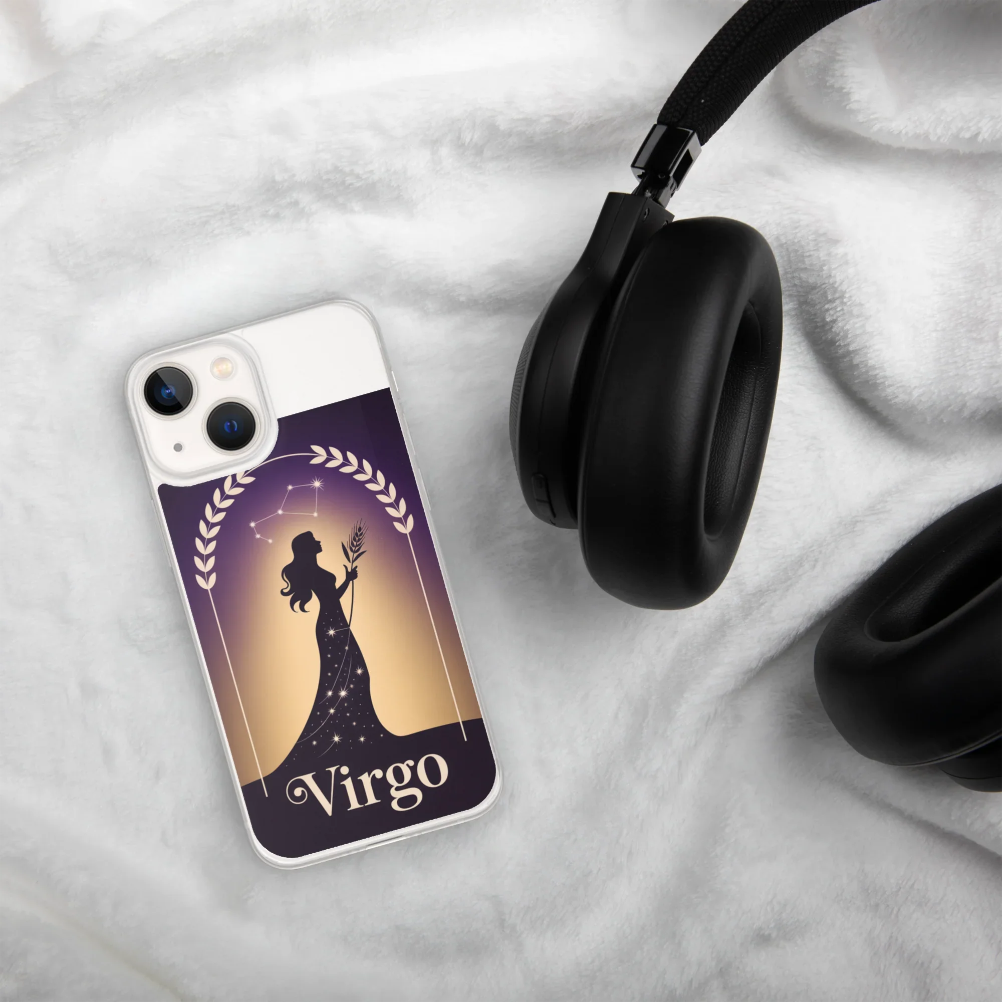 Virgo iPhone Case – Celestial Goddess Silhouette - RaZits