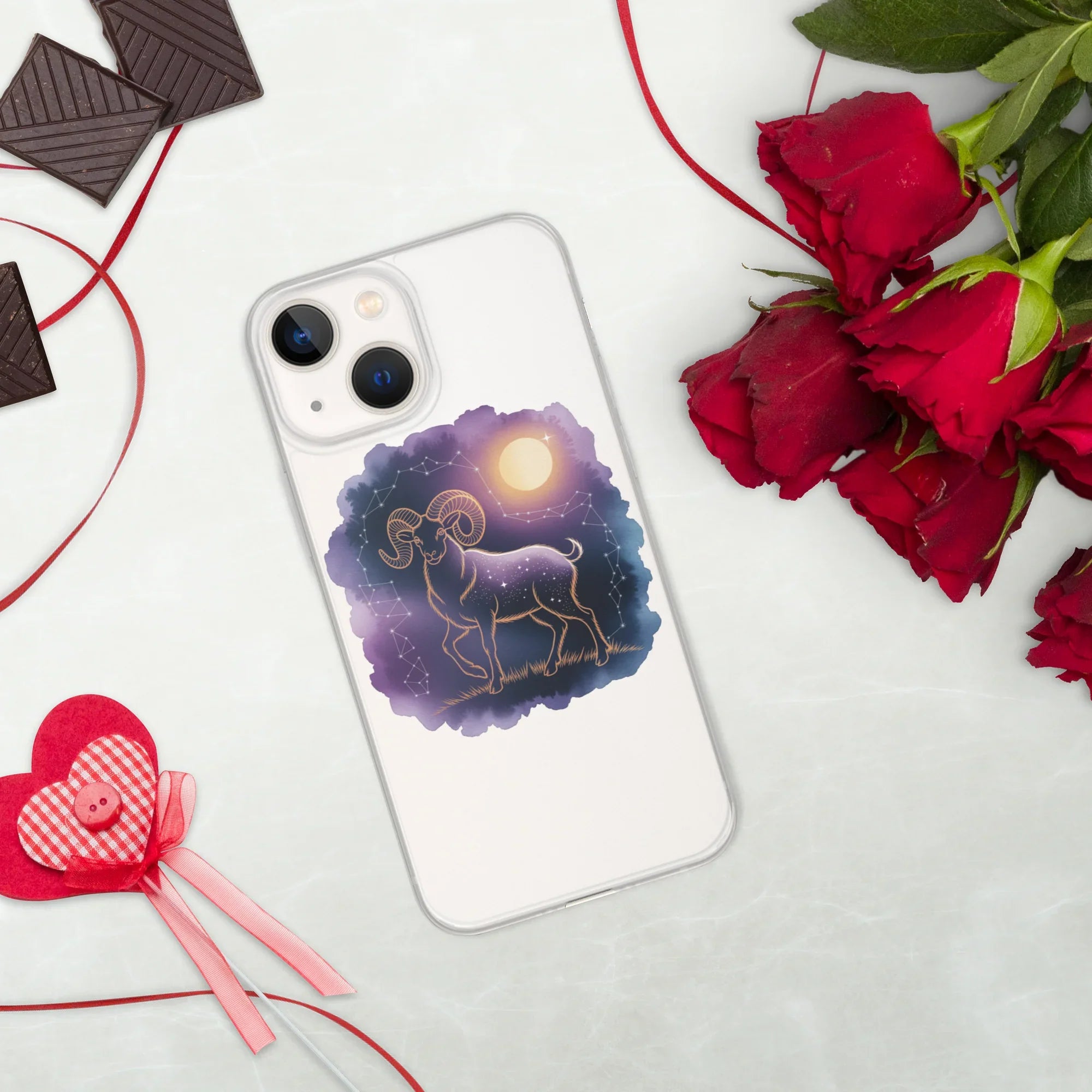 Aries Zodiac Phone Case – Celestial Ram Constellation Design | Astrology Star Sign & Cosmic Aesthetic - RaZits
