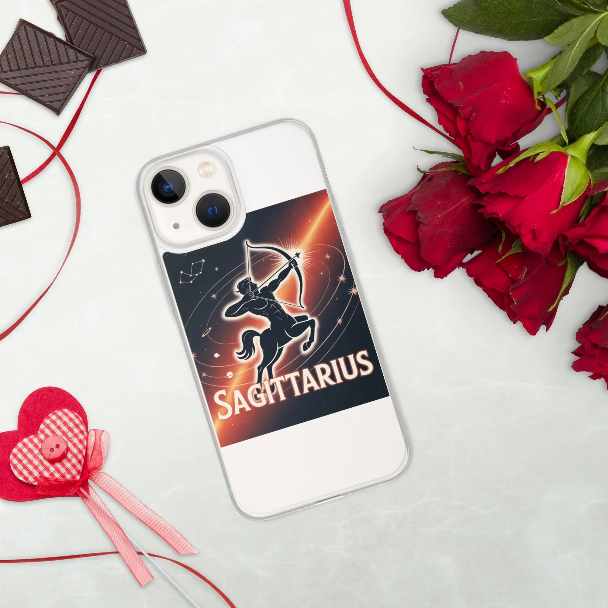 Sagittarius iPhone Case – Cosmic Archer Galaxy Shot - RaZits
