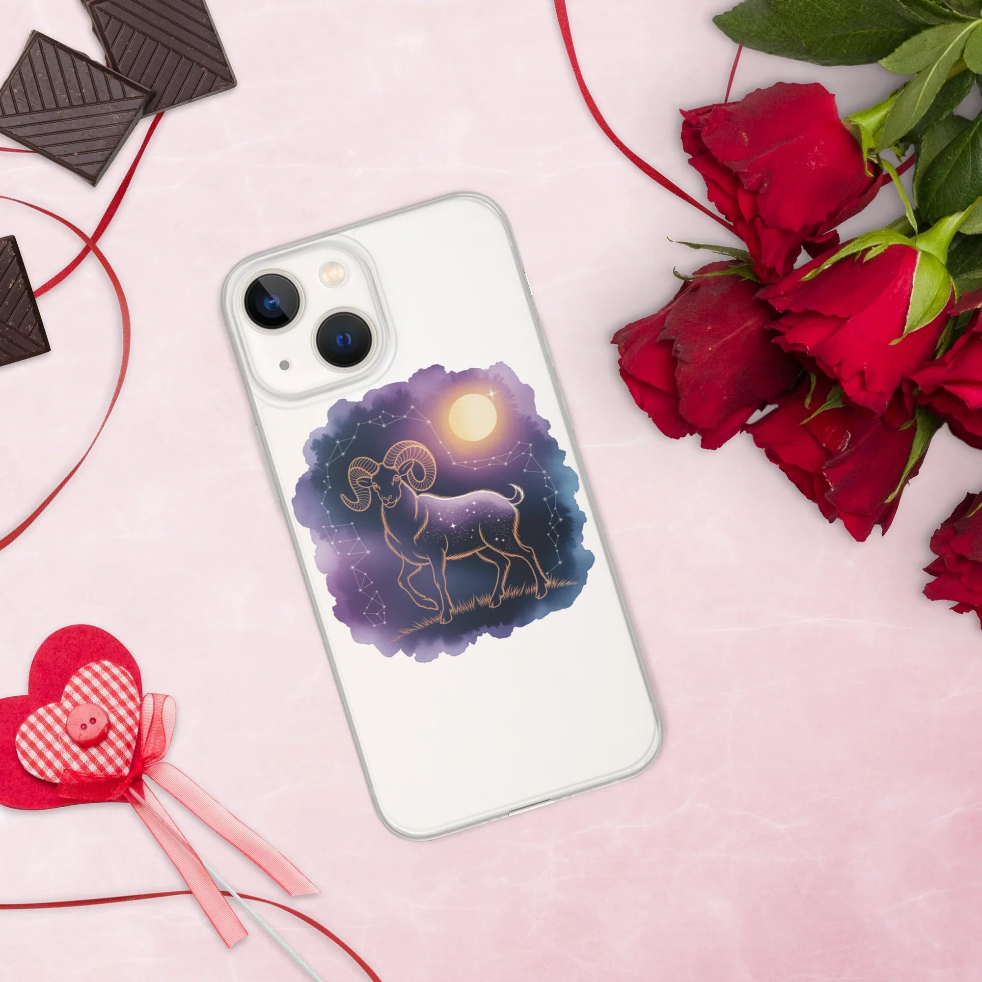Aries Zodiac Phone Case – Celestial Ram Constellation Design | Astrology Star Sign & Cosmic Aesthetic - RaZits