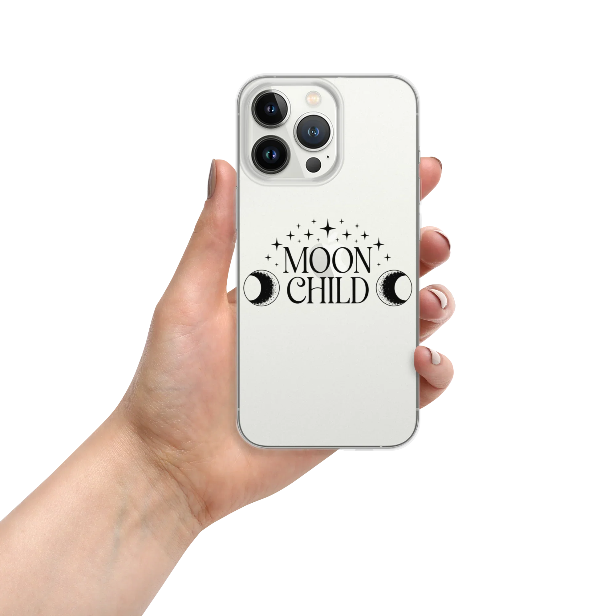 Moon Child iPhone Case – Lunar Phases & Stars - RaZits