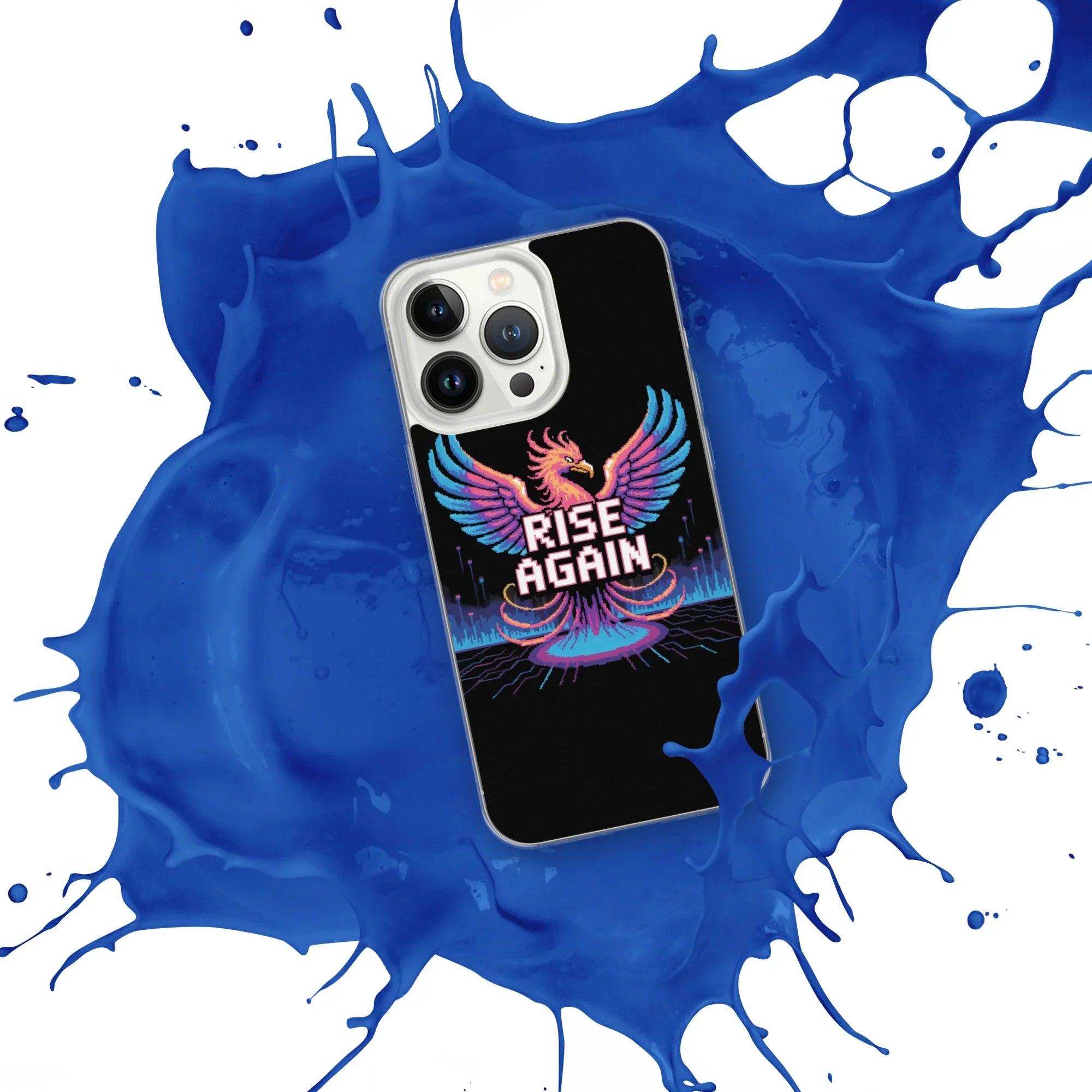 Rise Again Phoenix Pixel Gaming Phone Case - RaZits