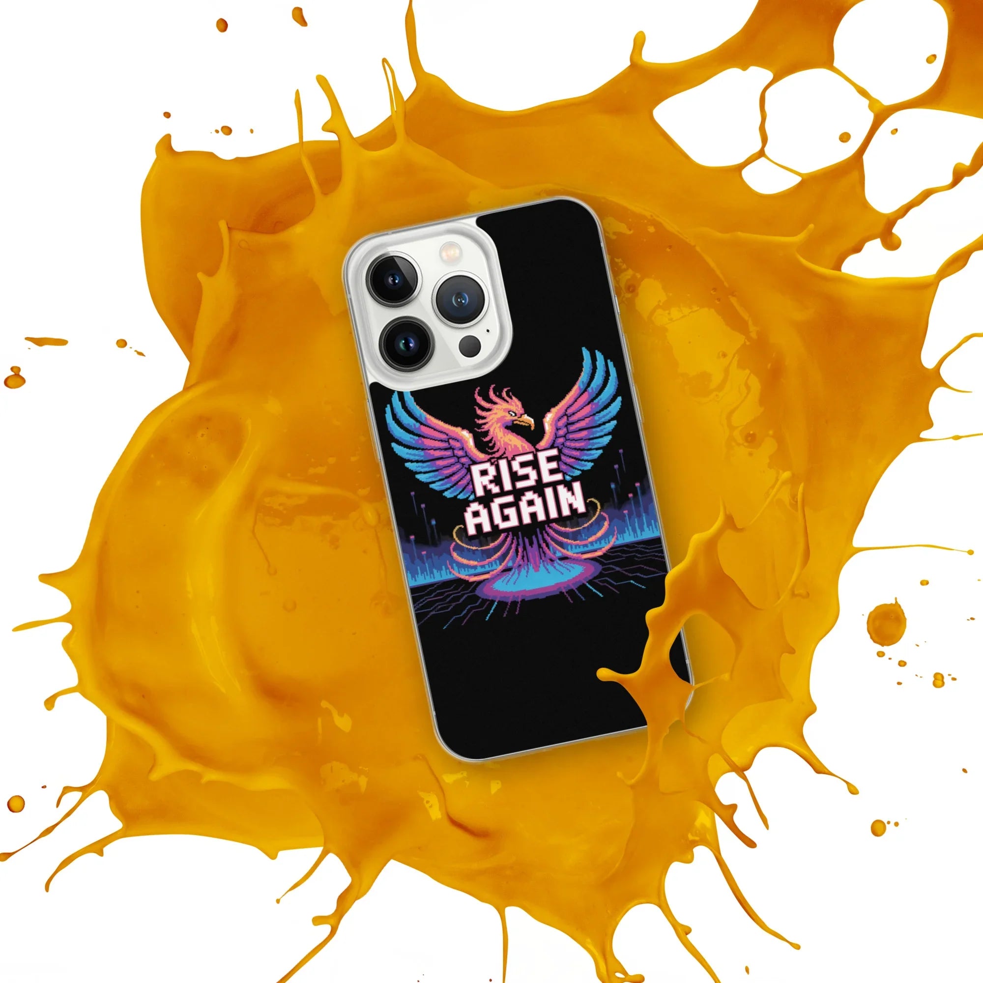 Rise Again Phoenix Pixel Gaming Phone Case - RaZits