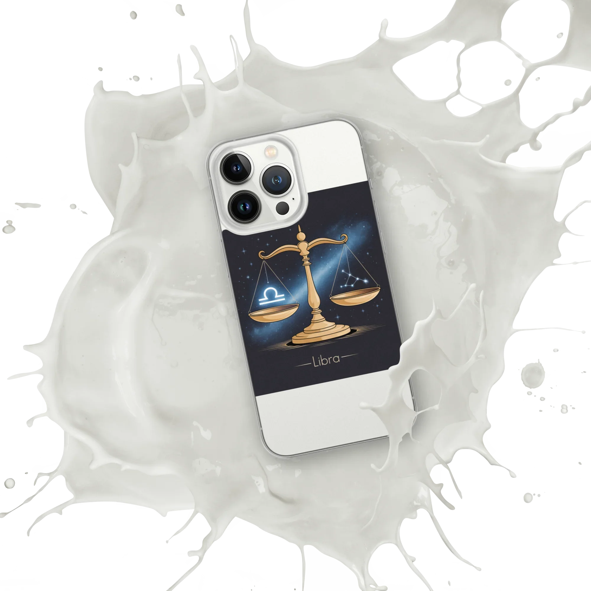 Libra iPhone Case – Galaxy Balance Scales Design - RaZits