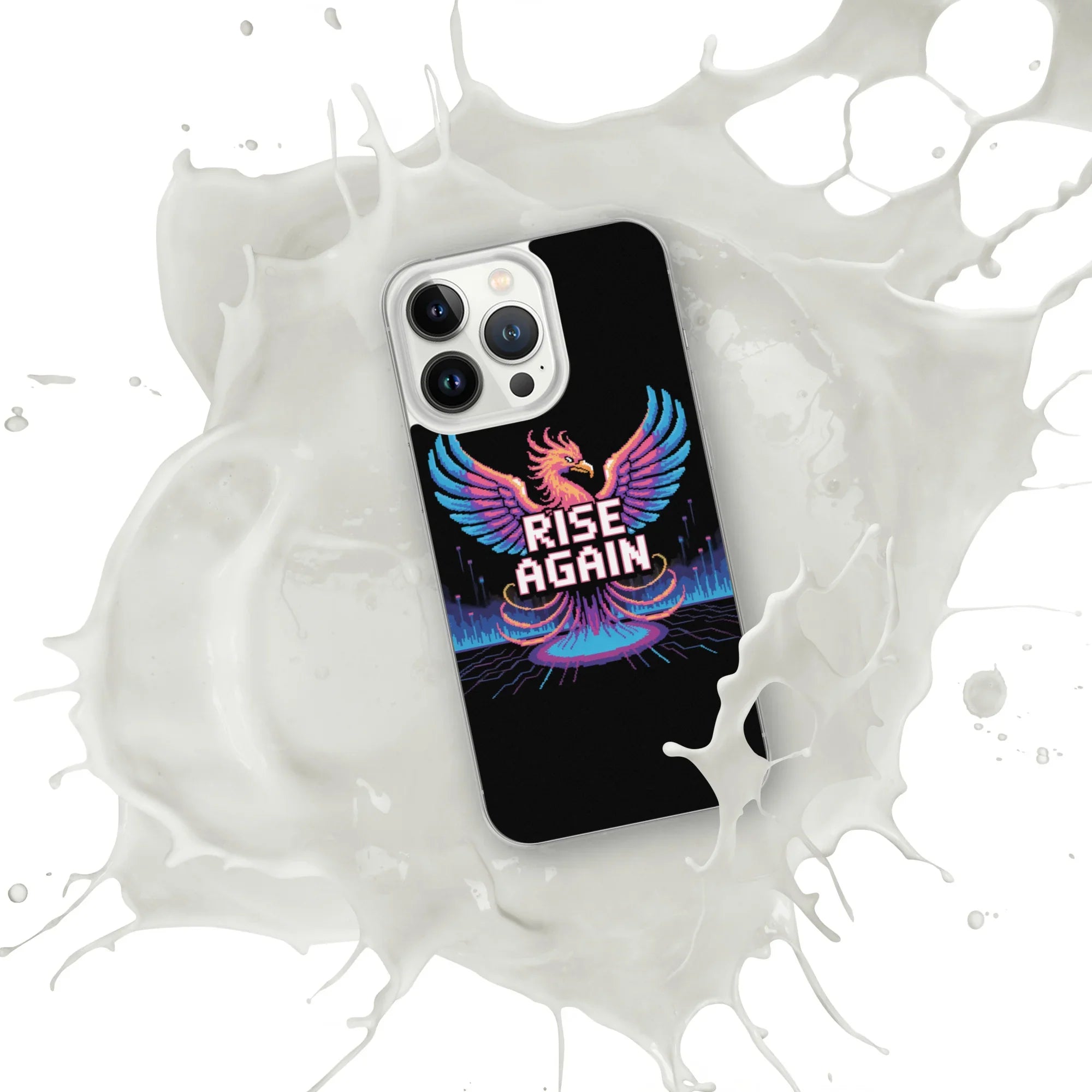 Rise Again Phoenix Pixel Gaming Phone Case - RaZits