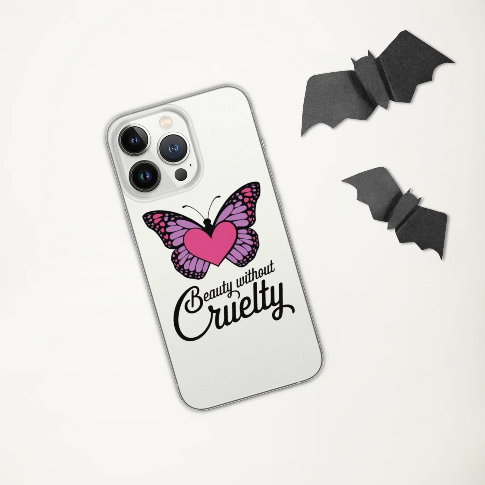 Beauty Without Cruelty Sticker – Pink & Purple Butterfly Decal - RaZits