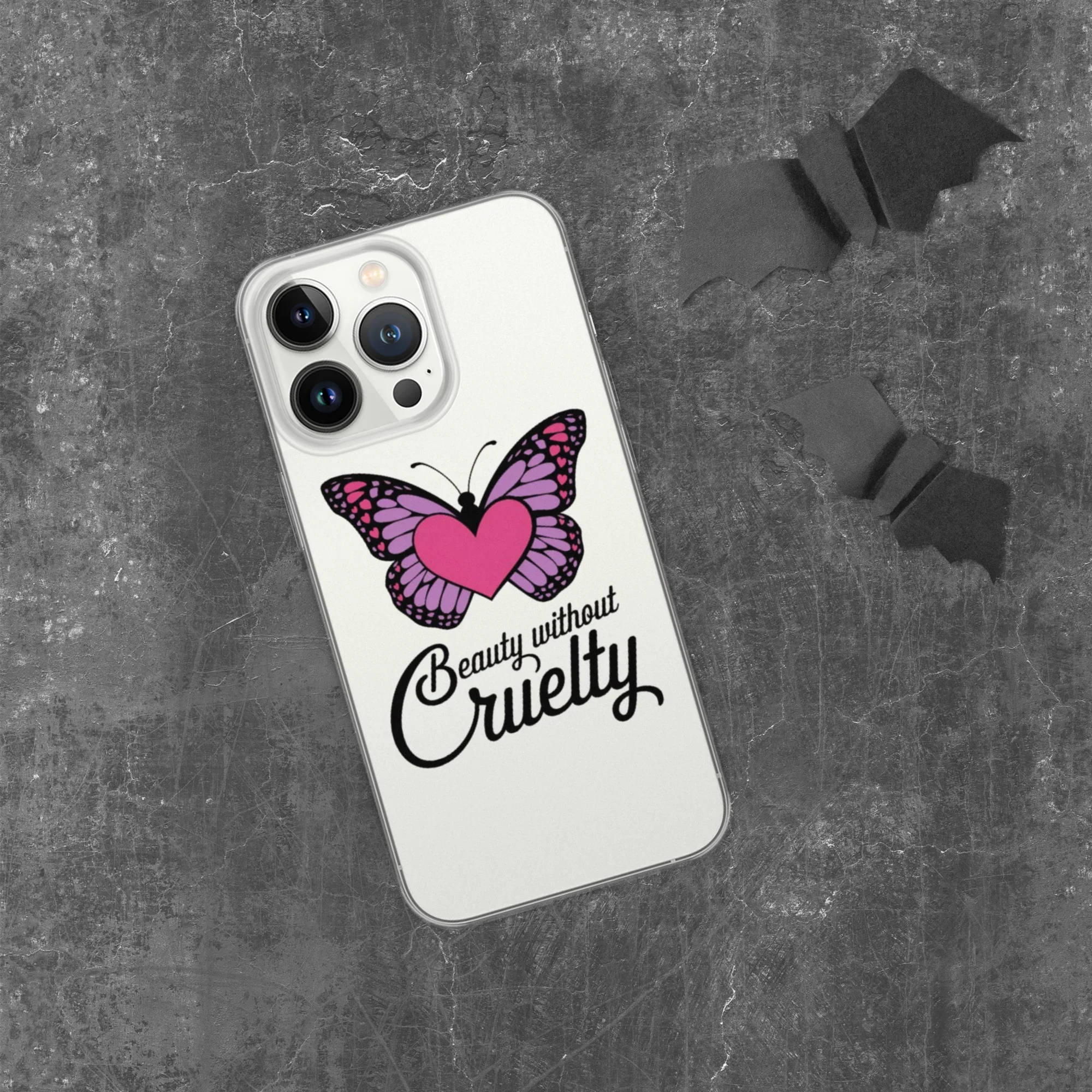 Beauty Without Cruelty Sticker – Pink & Purple Butterfly Decal - RaZits