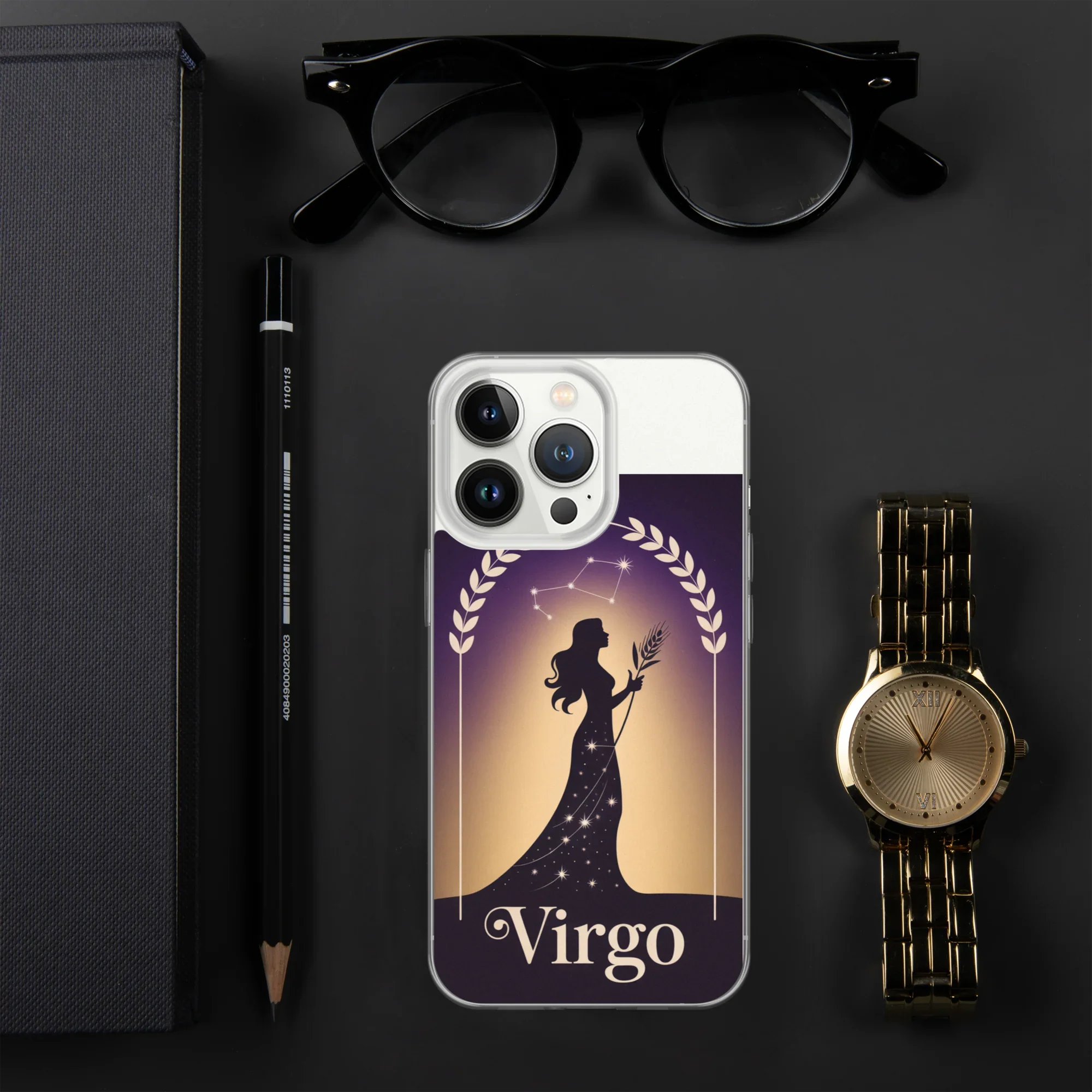 Virgo iPhone Case – Celestial Goddess Silhouette - RaZits