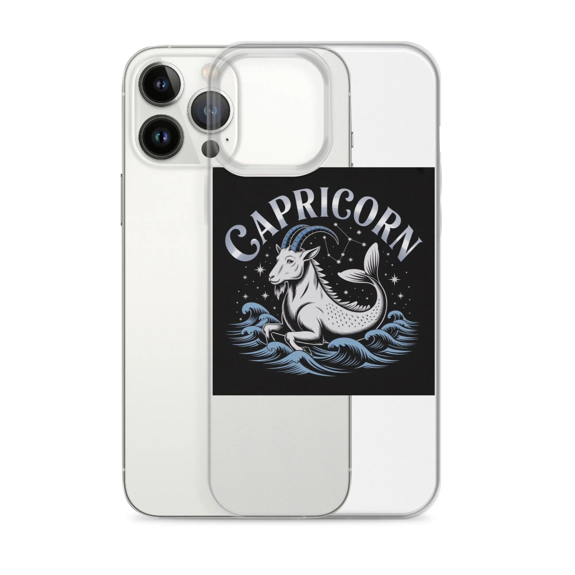 Capricorn iPhone Case – Sea Goat on the Stars - RaZits