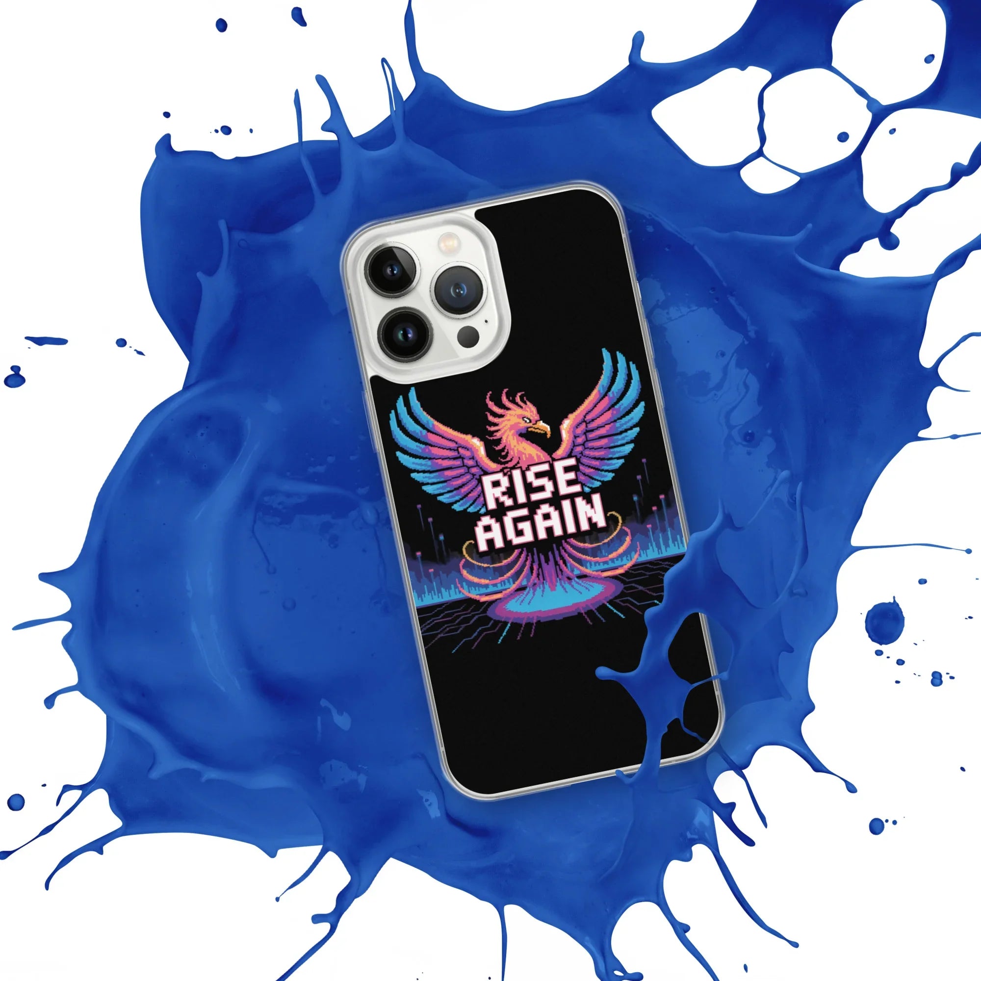 Rise Again Phoenix Pixel Gaming Phone Case - RaZits