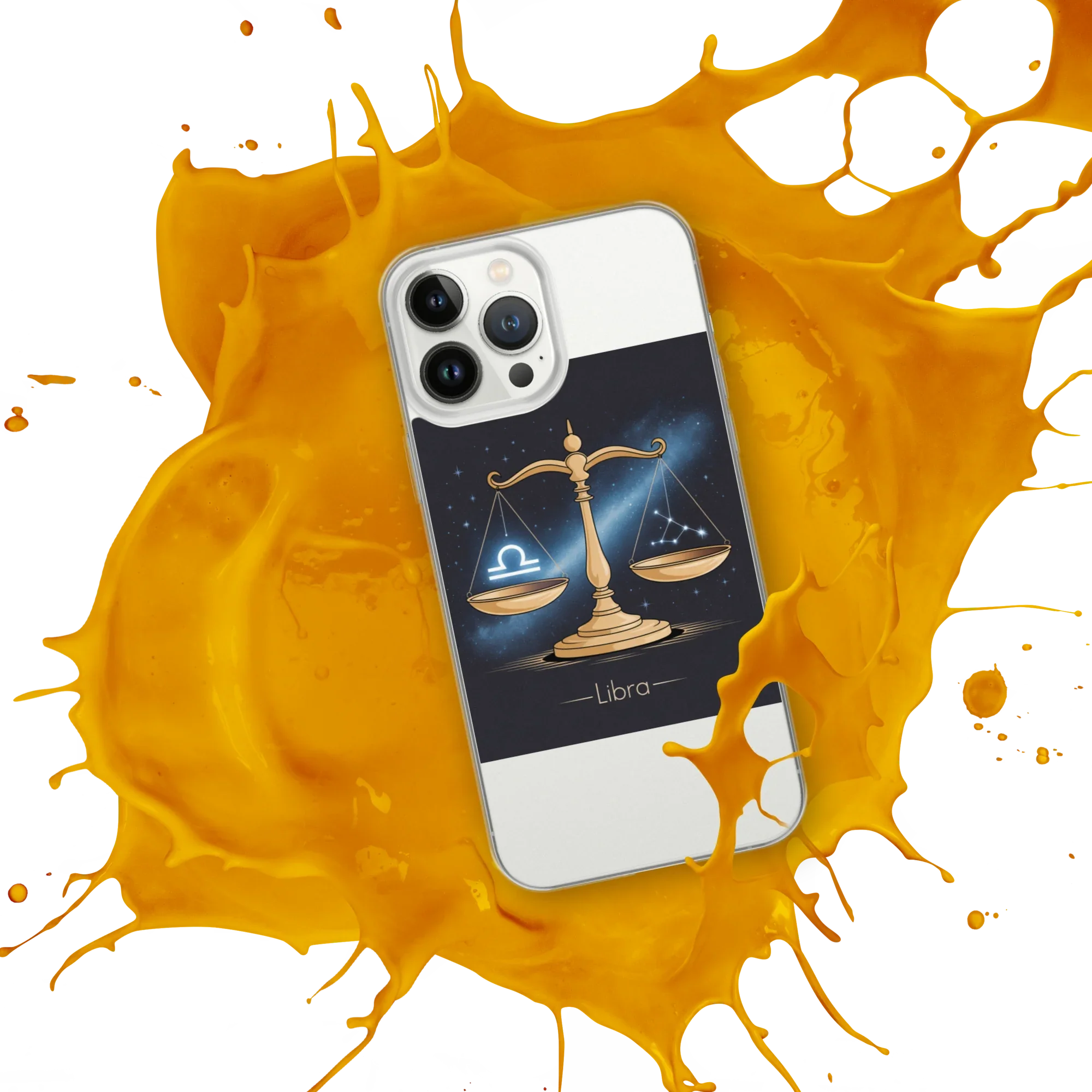 Libra iPhone Case – Galaxy Balance Scales Design - RaZits