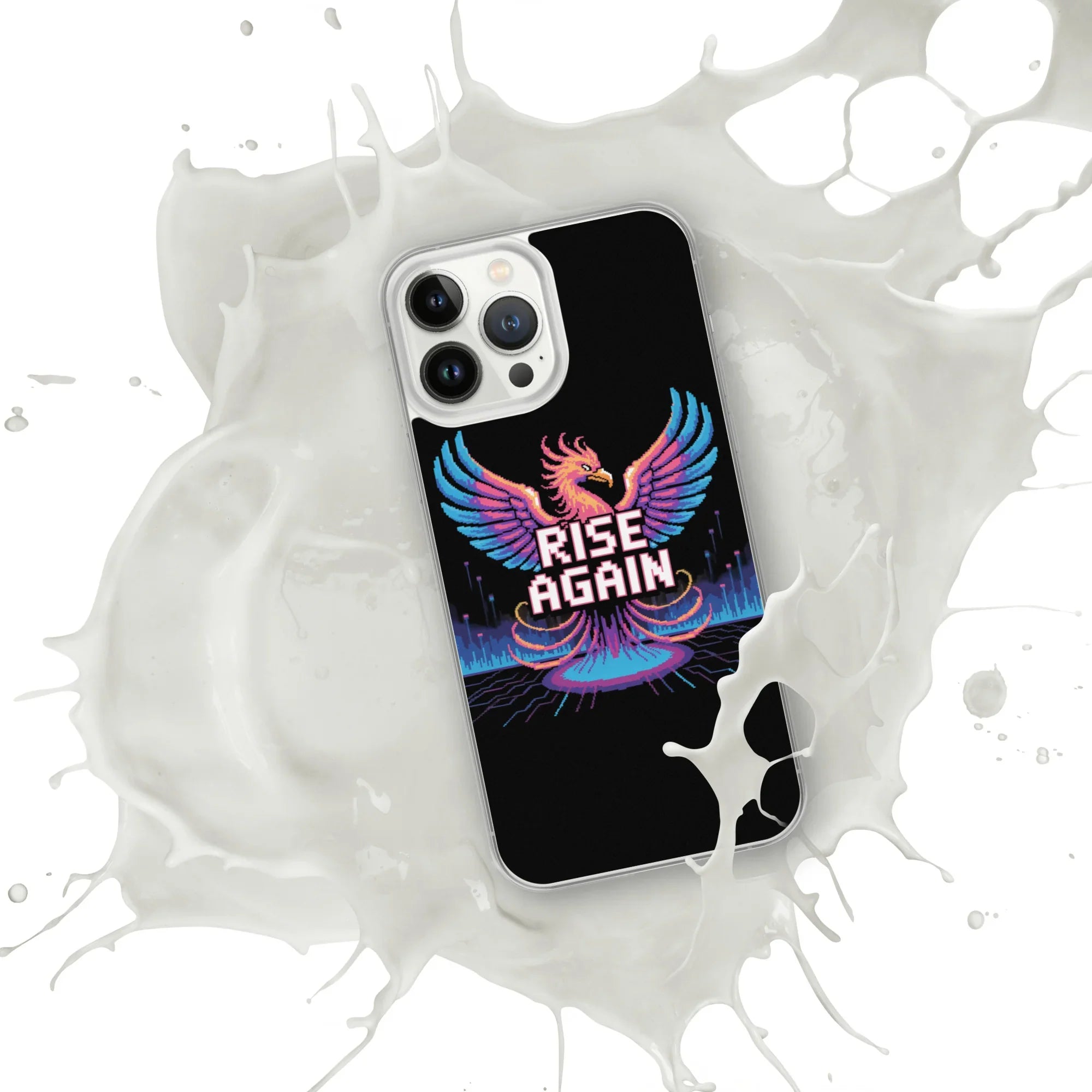 Rise Again Phoenix Pixel Gaming Phone Case - RaZits