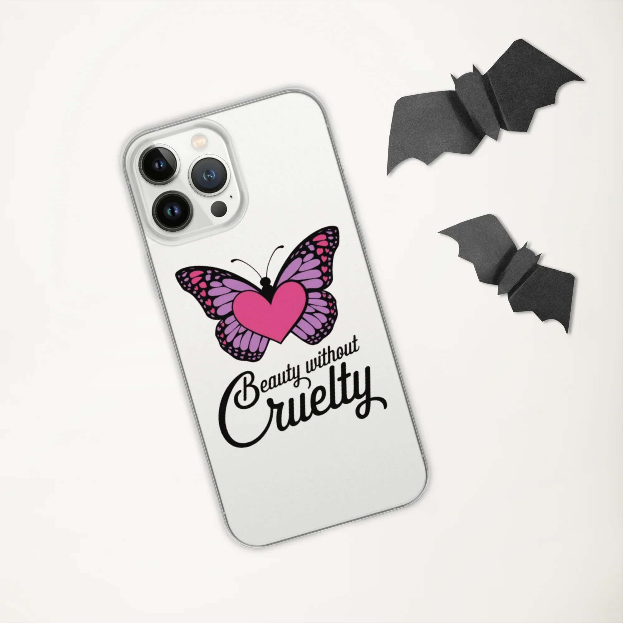 Beauty Without Cruelty Sticker – Pink & Purple Butterfly Decal - RaZits