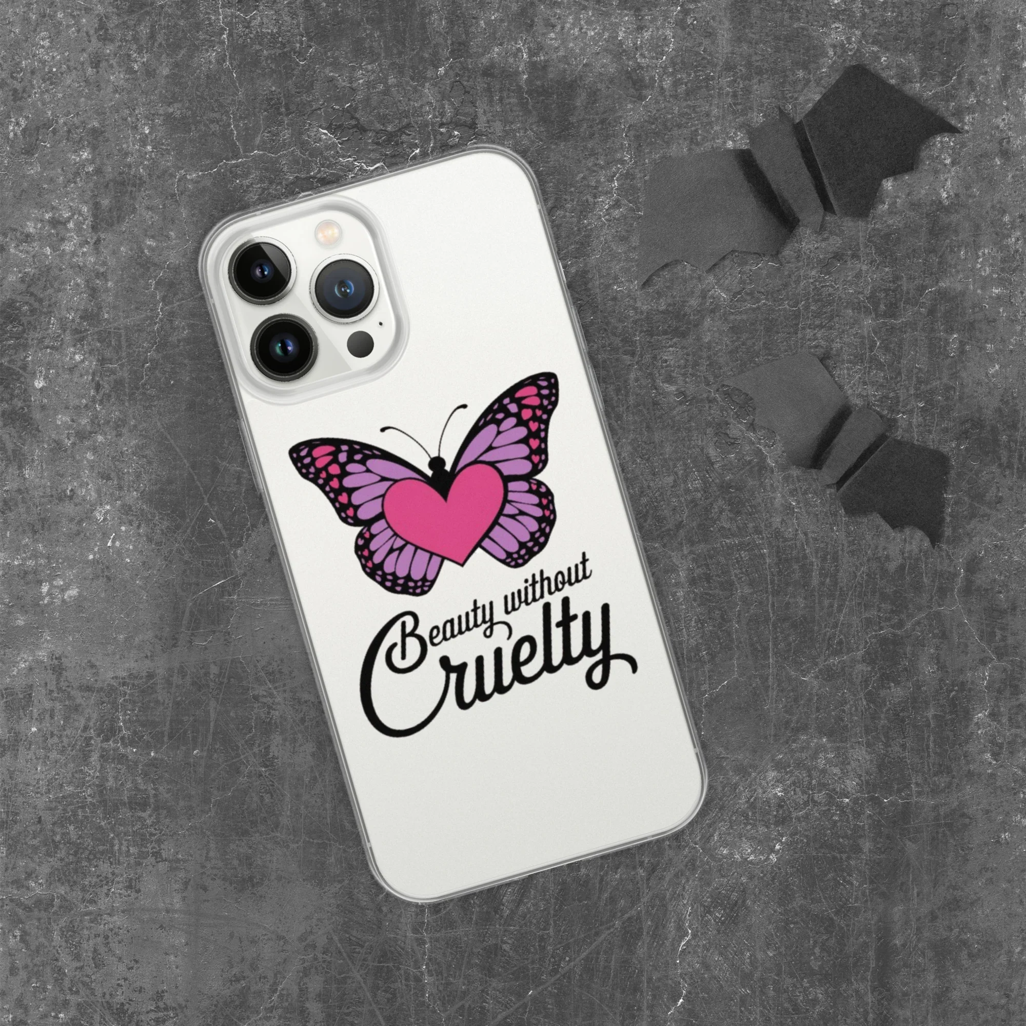 Beauty Without Cruelty Sticker – Pink & Purple Butterfly Decal - RaZits