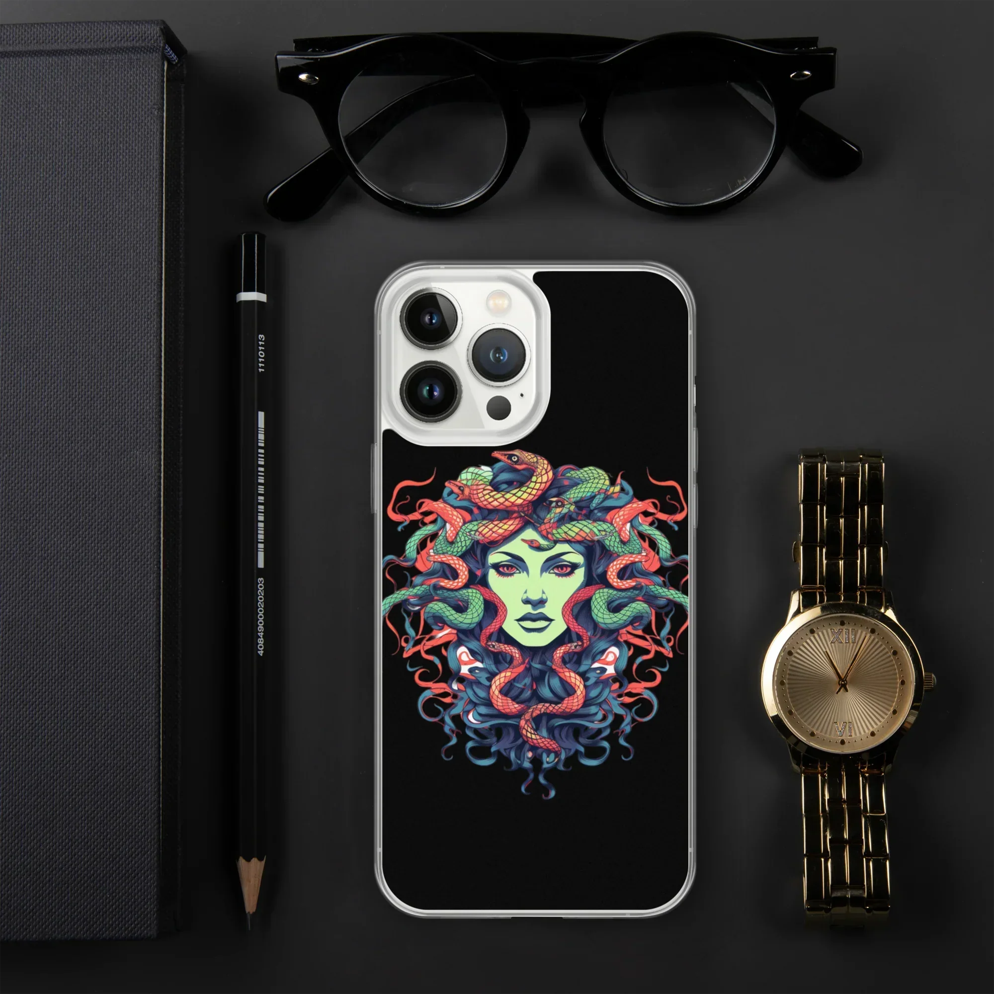 Medusa iPhone Case – Colorful Mythical Art Phone Cover - RaZits