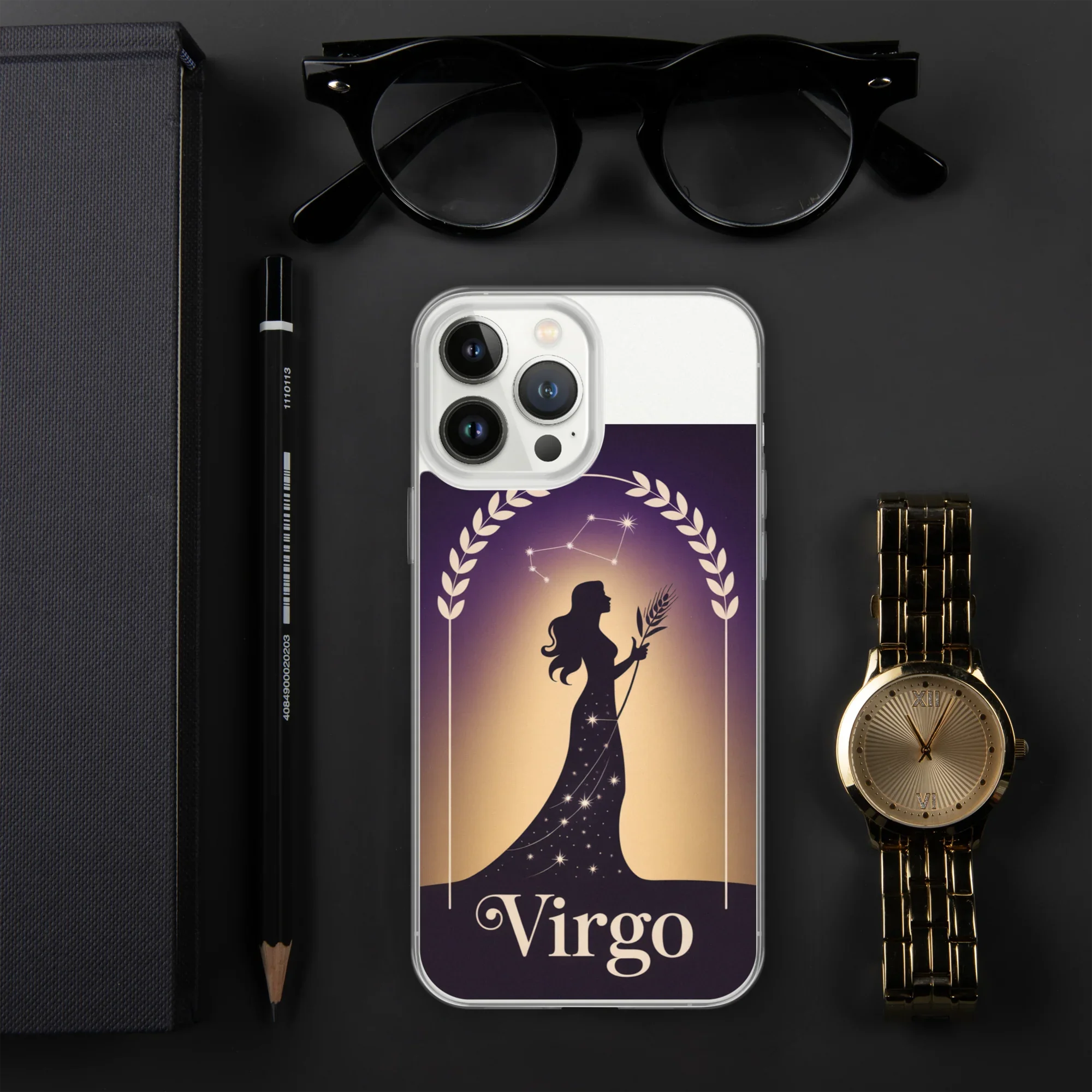 Virgo iPhone Case – Celestial Goddess Silhouette - RaZits