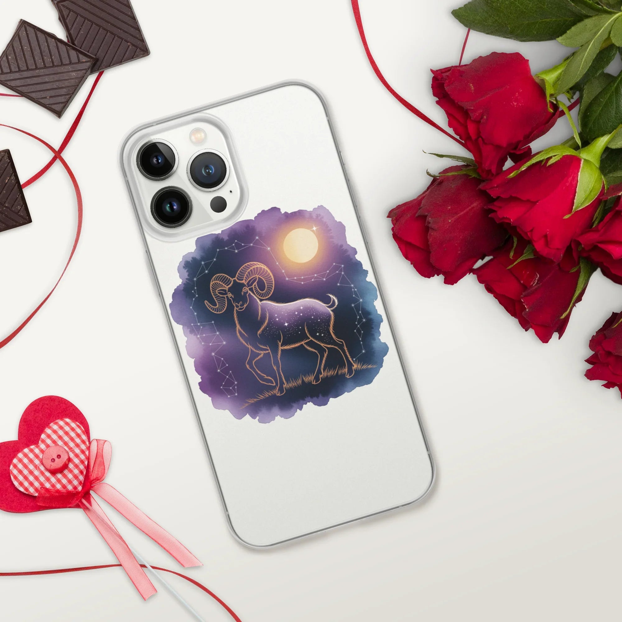 Aries Zodiac Phone Case – Celestial Ram Constellation Design | Astrology Star Sign & Cosmic Aesthetic - RaZits