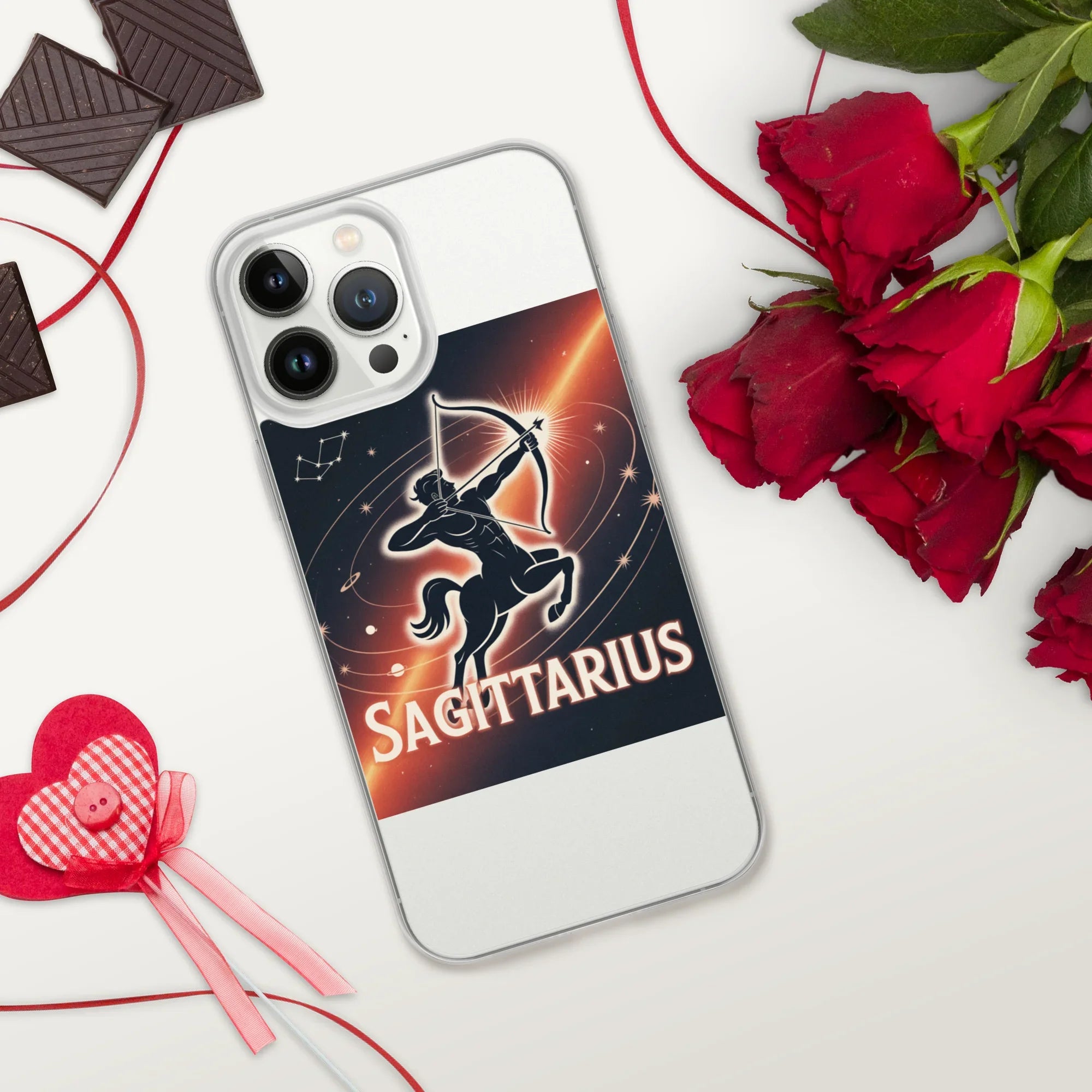 Sagittarius iPhone Case – Cosmic Archer Galaxy Shot - RaZits