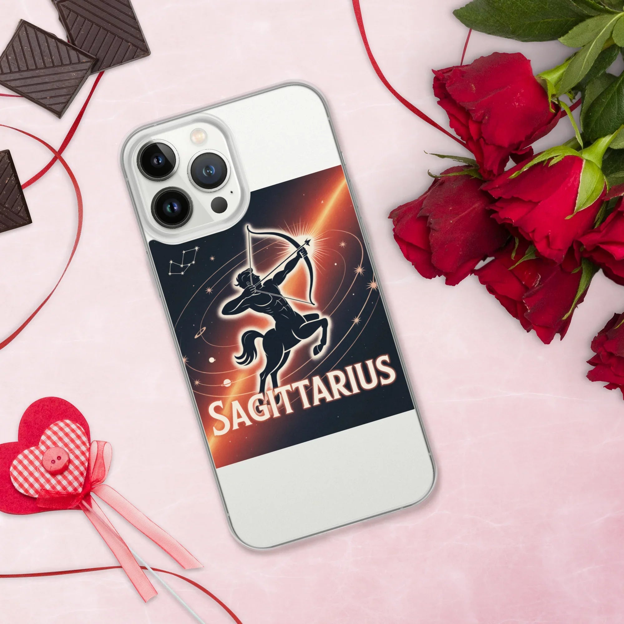 Sagittarius iPhone Case – Cosmic Archer Galaxy Shot - RaZits