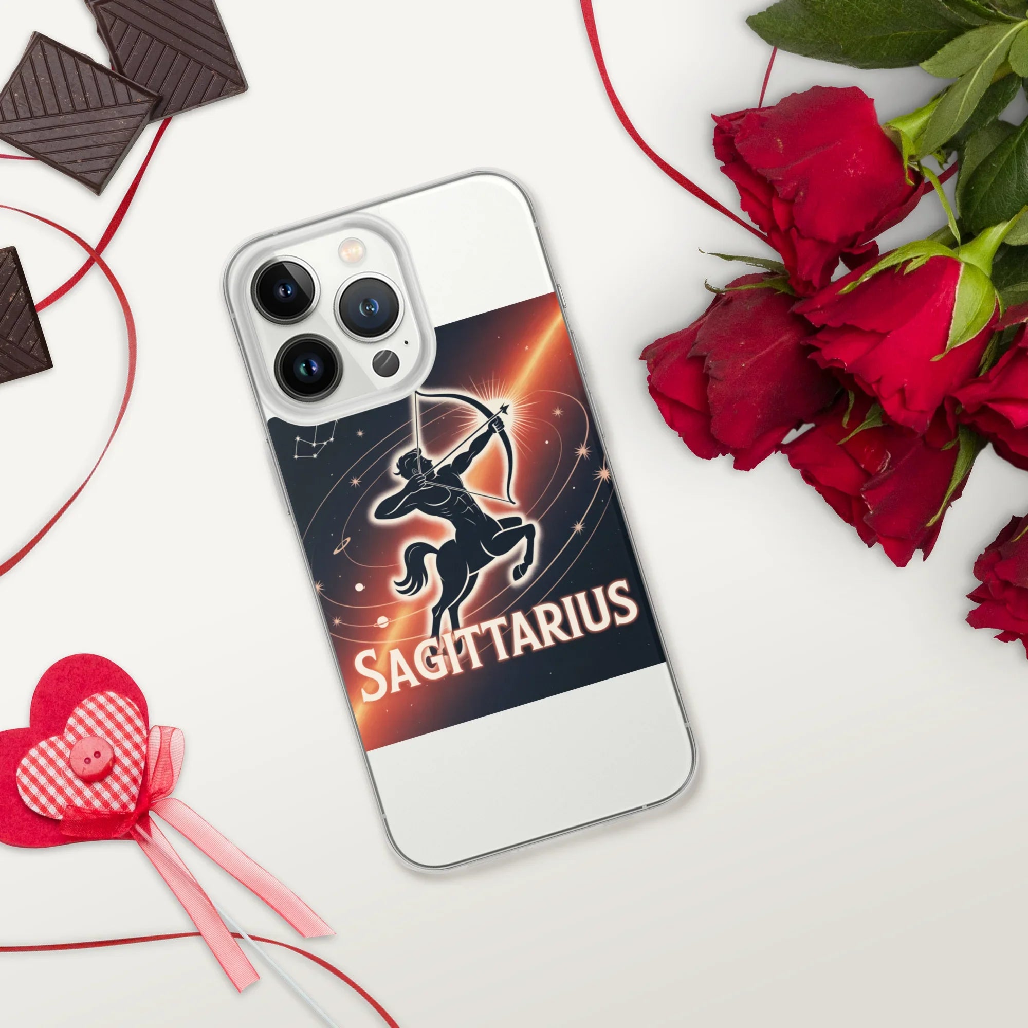 Sagittarius iPhone Case – Cosmic Archer Galaxy Shot - RaZits