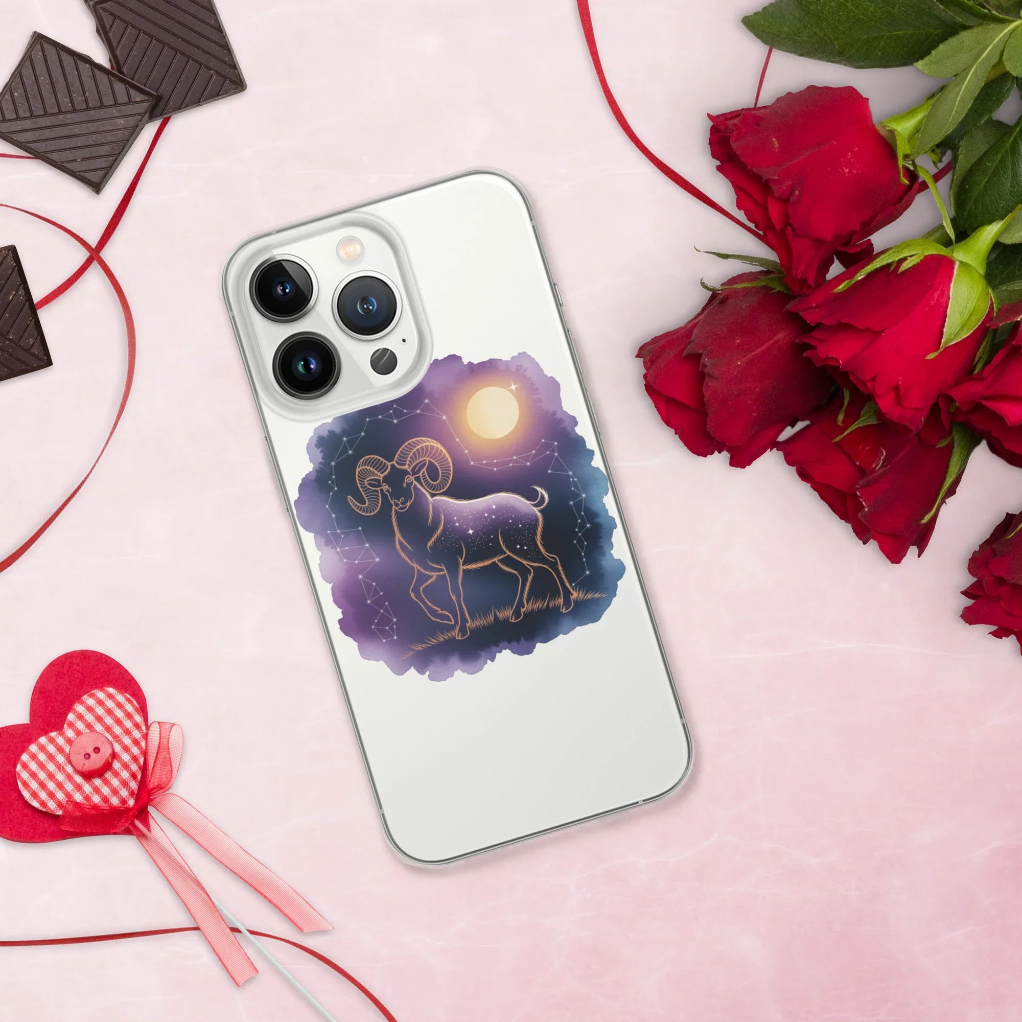 Aries Zodiac Phone Case – Celestial Ram Constellation Design | Astrology Star Sign & Cosmic Aesthetic - RaZits