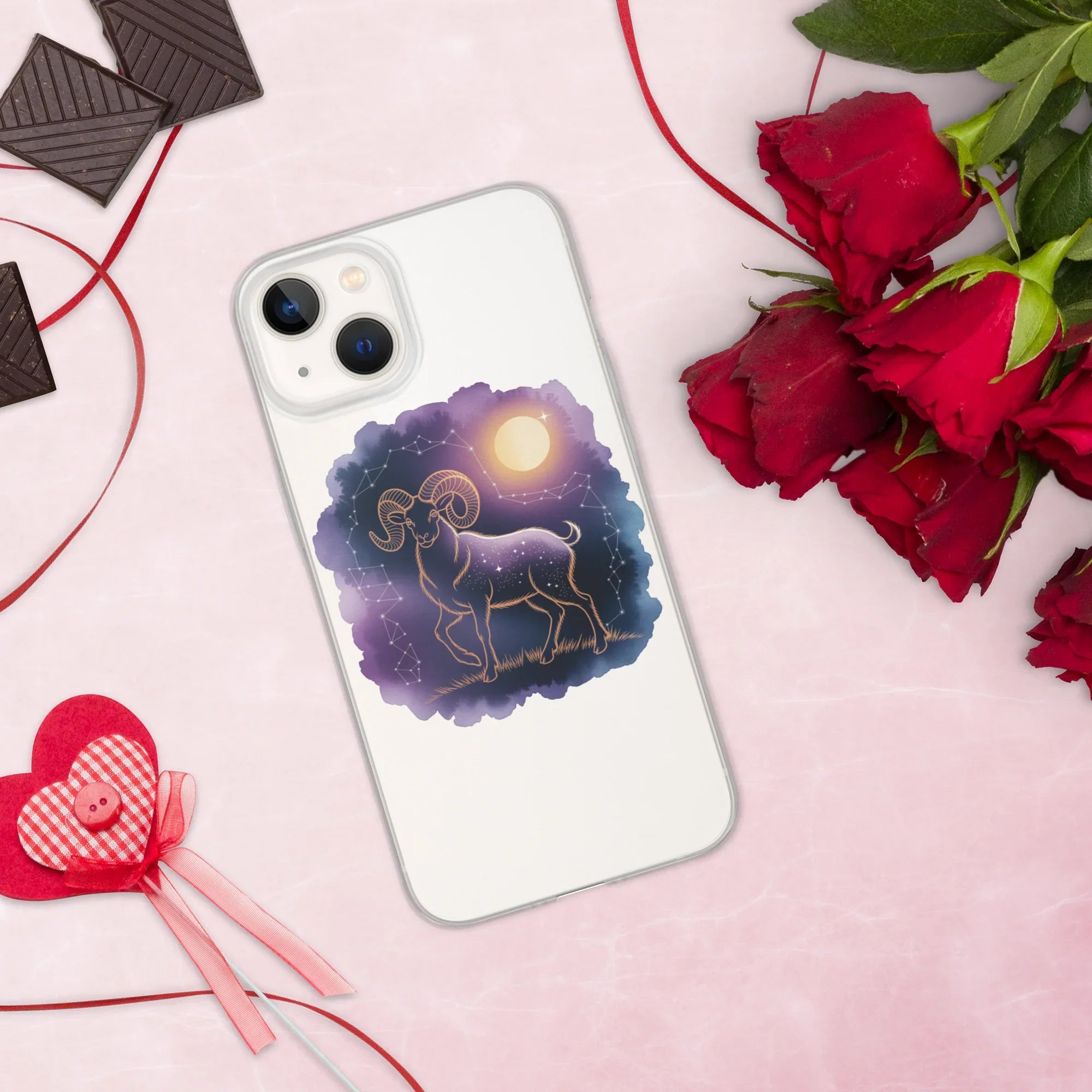 Aries Zodiac Phone Case – Celestial Ram Constellation Design | Astrology Star Sign & Cosmic Aesthetic - RaZits